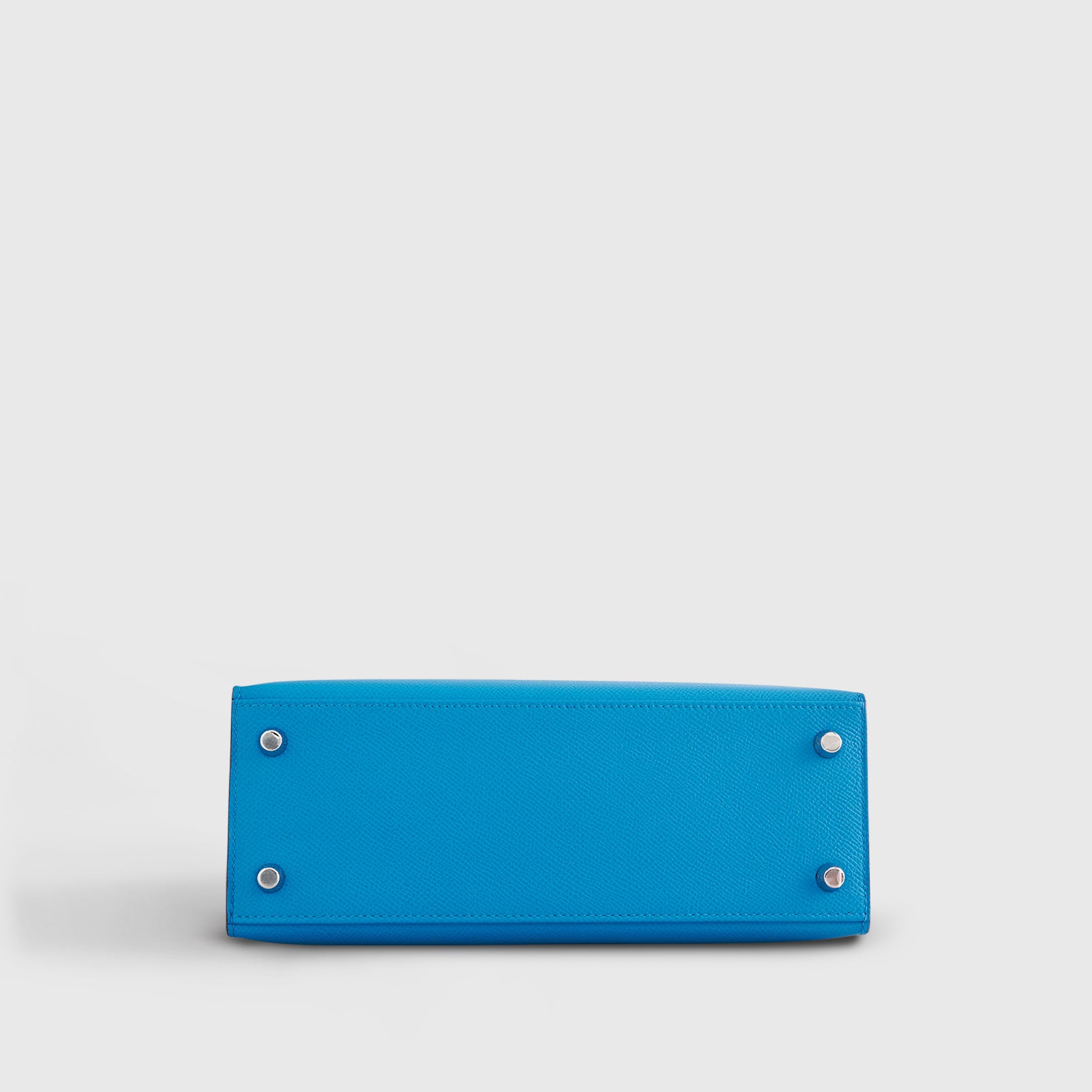 Hermès Kelly 25 Epsom Blue Zanzibar/Blue de Prusse/Black Sellier Palladium Hardware - eliteUSA