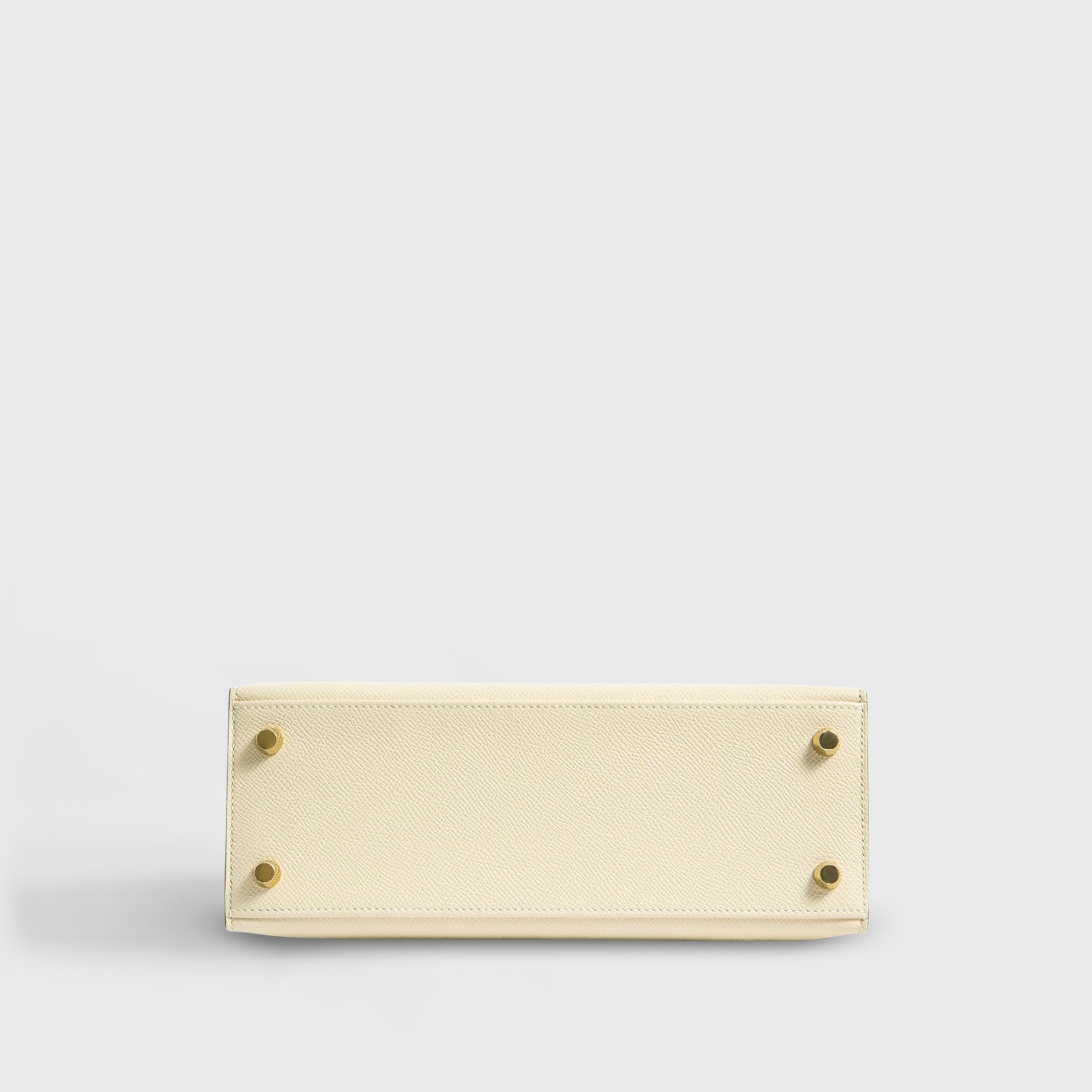 Hermès Kelly 25 Epsom Craie Sellier Gold Hardware