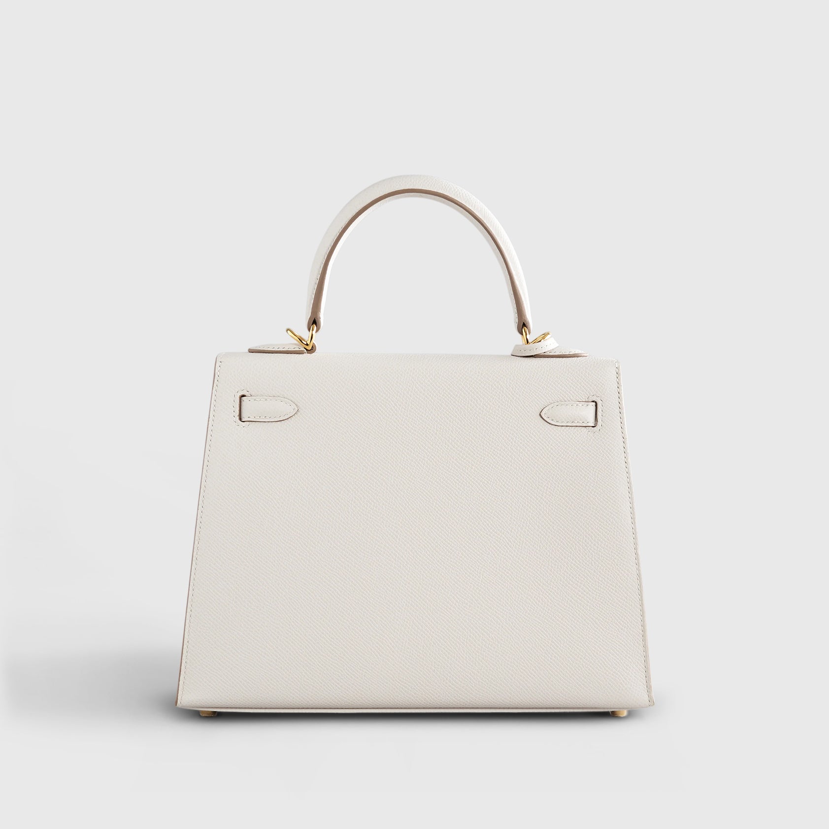 Hermès Kelly 25 Epsom Gris Pale Gold Hardware - eliteUSA