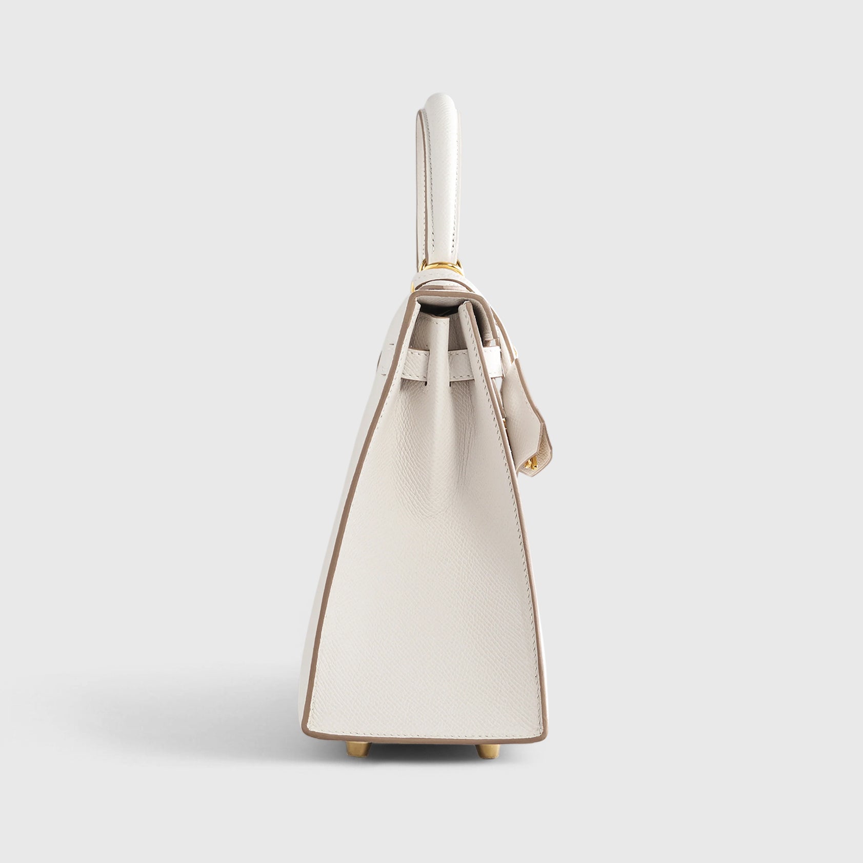 Hermès Kelly 25 Epsom Gris Pale Gold Hardware - eliteUSA