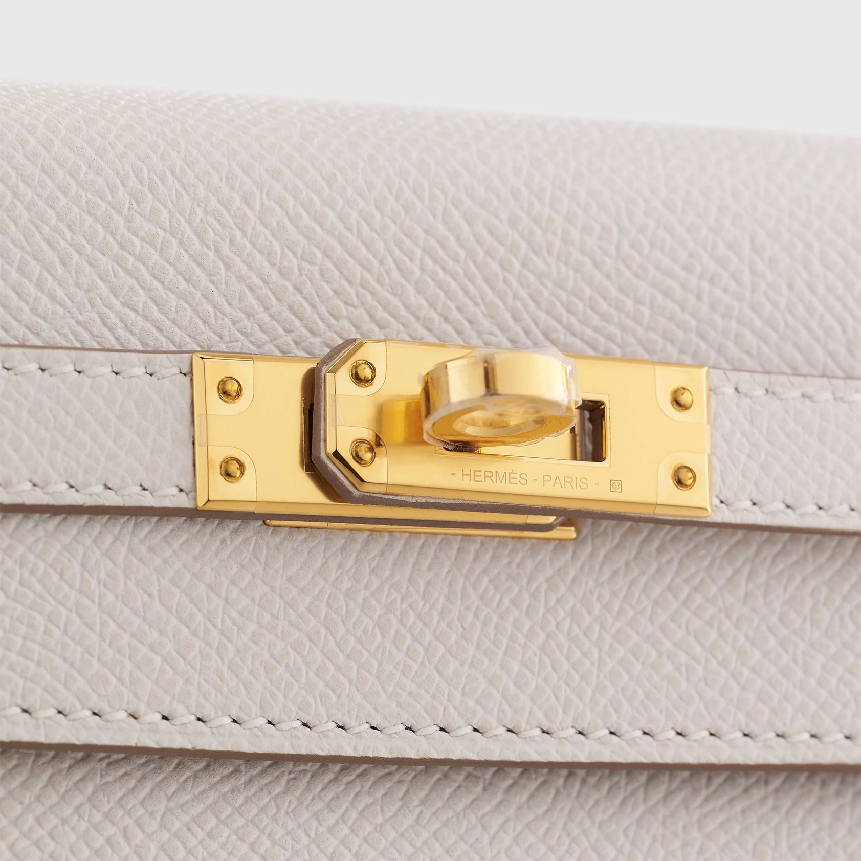 Hermès Kelly 25 Epsom Gris Pale Gold Hardware - eliteUSA