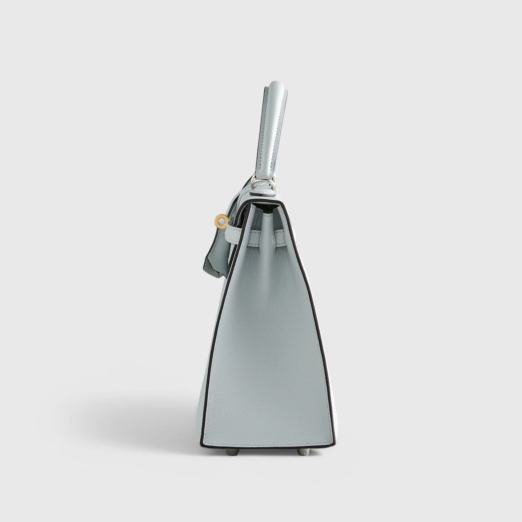 Hermès Kelly 25 Epsom Gris Platine Electrum Sellier