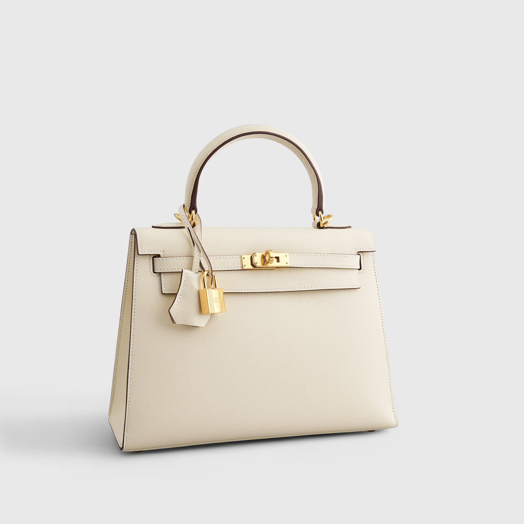 Hermès Kelly 25 Epsom Nata Sellier Gold Hardware - eliteUSA