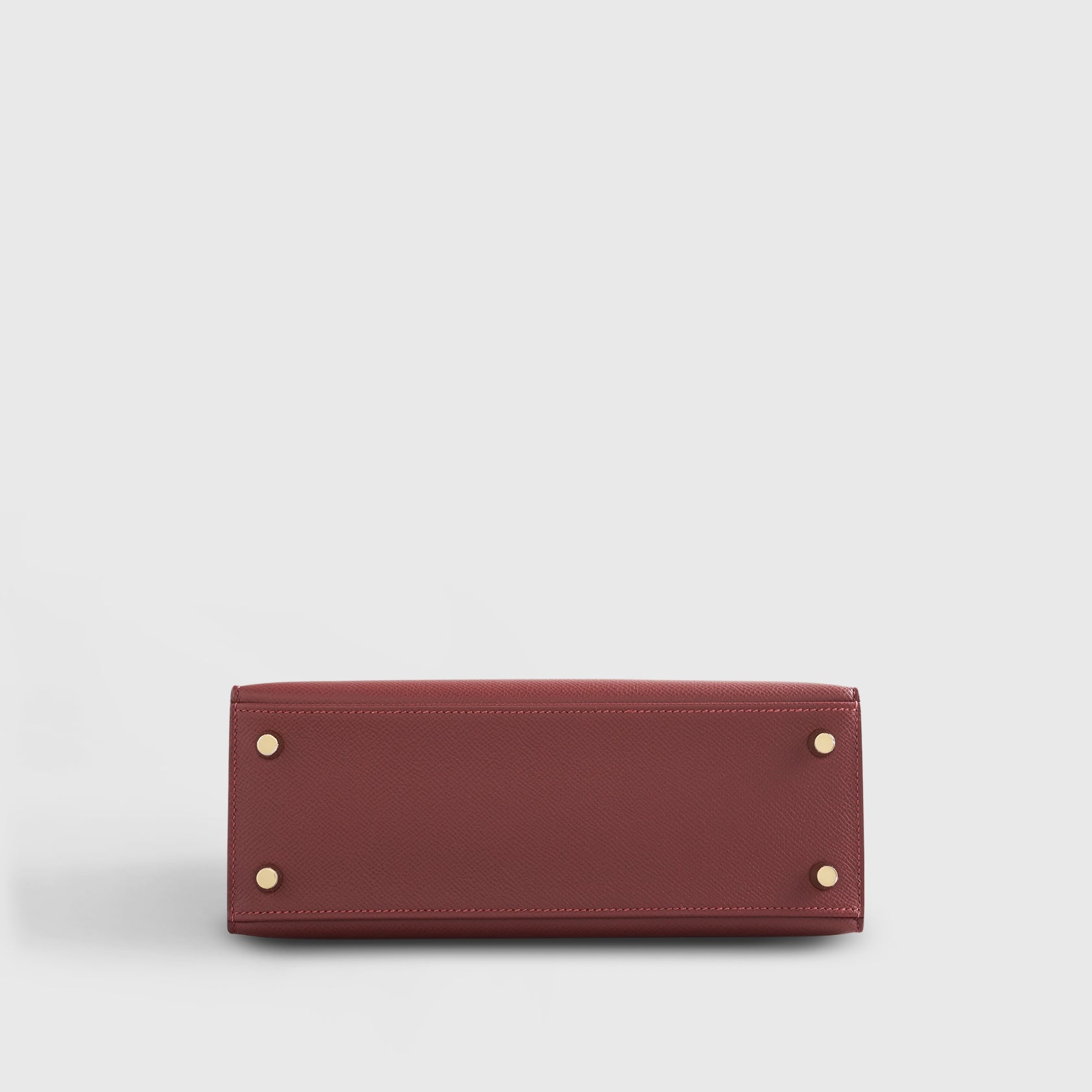 Hermès Kelly 25 Epsom Rouge H Sellier Gold Hardware - eliteUSA