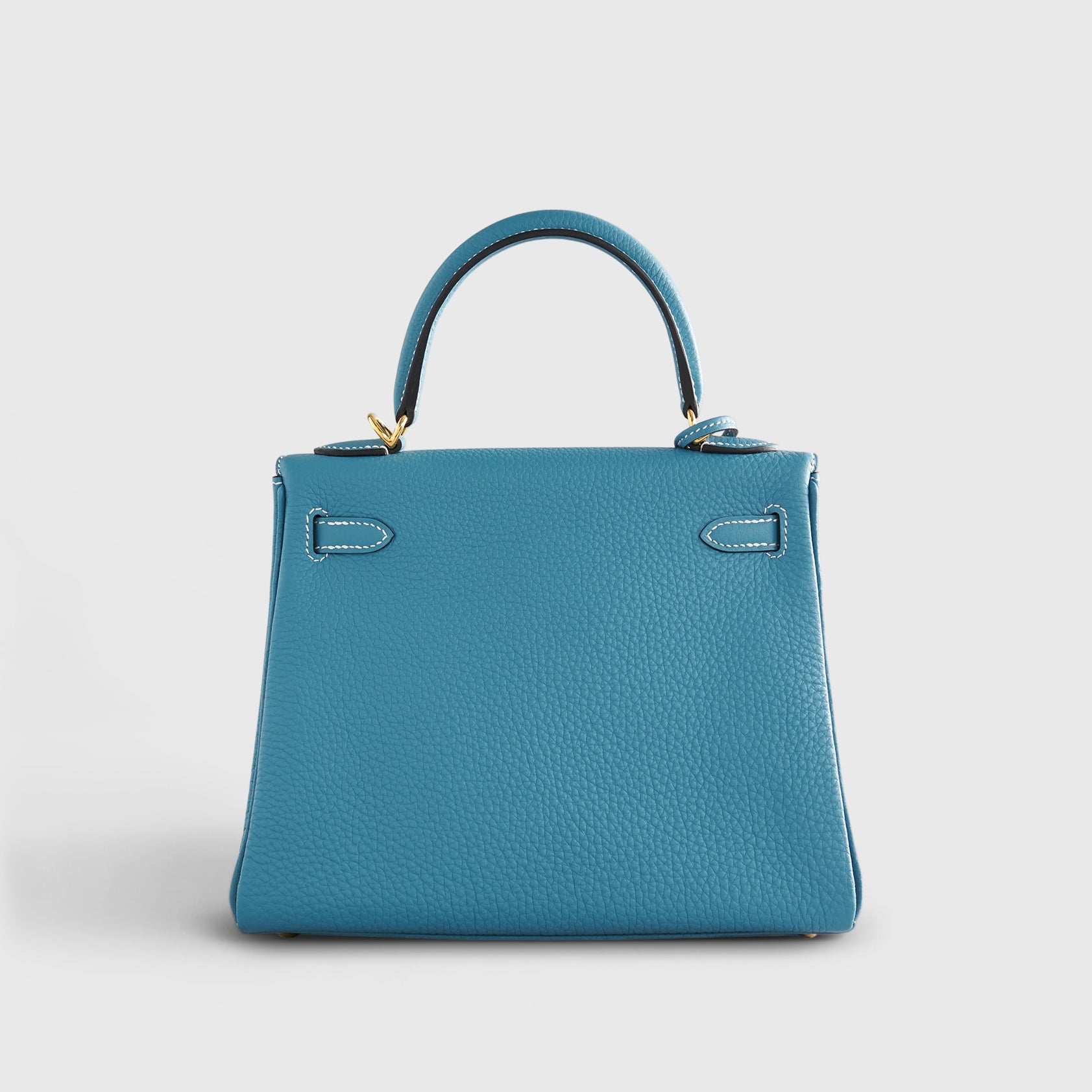Hermès Kelly 25 Togo New Blue Jean Gold Hardware - eliteUSA