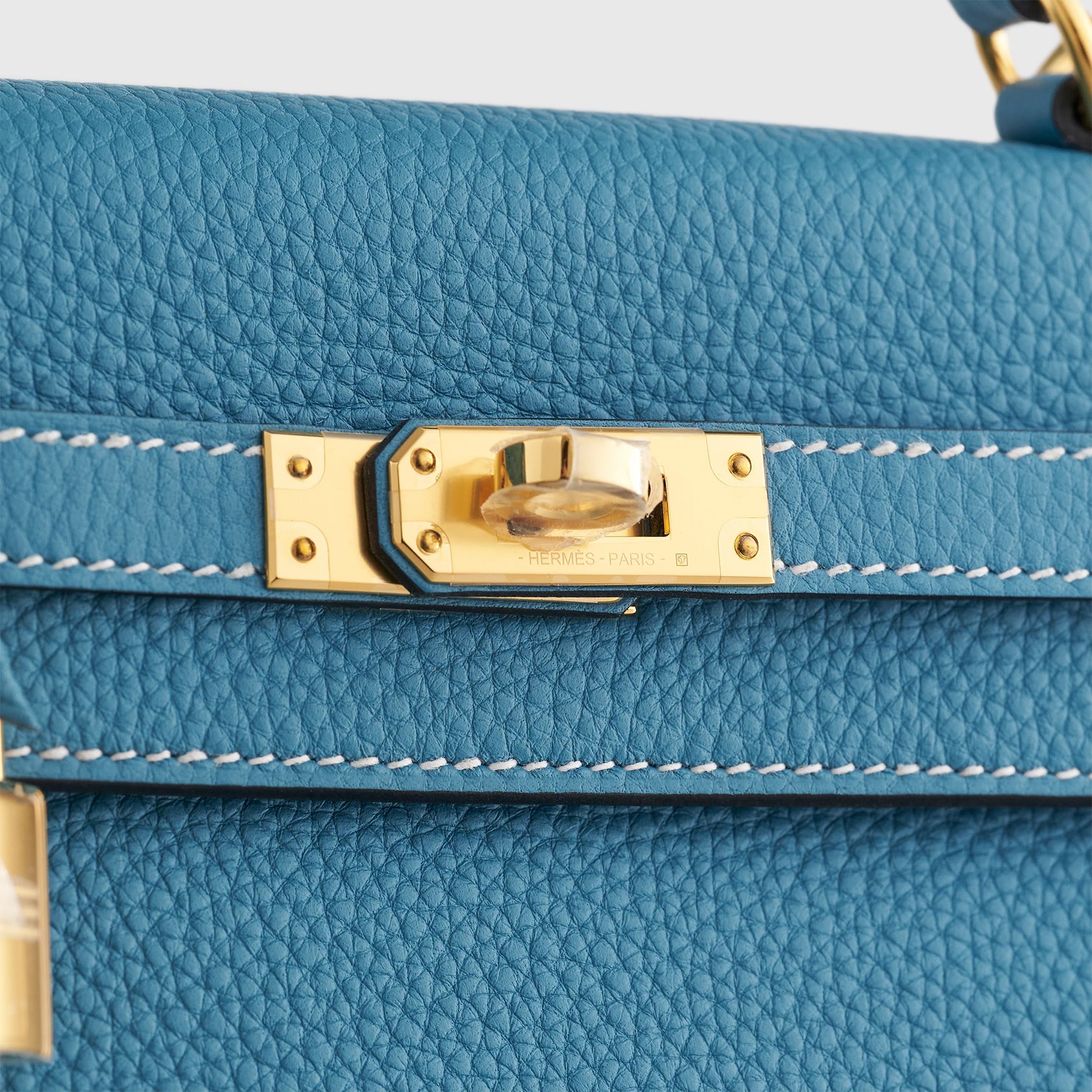 Hermès Kelly 25 Togo New Blue Jean Gold Hardware - eliteUSA