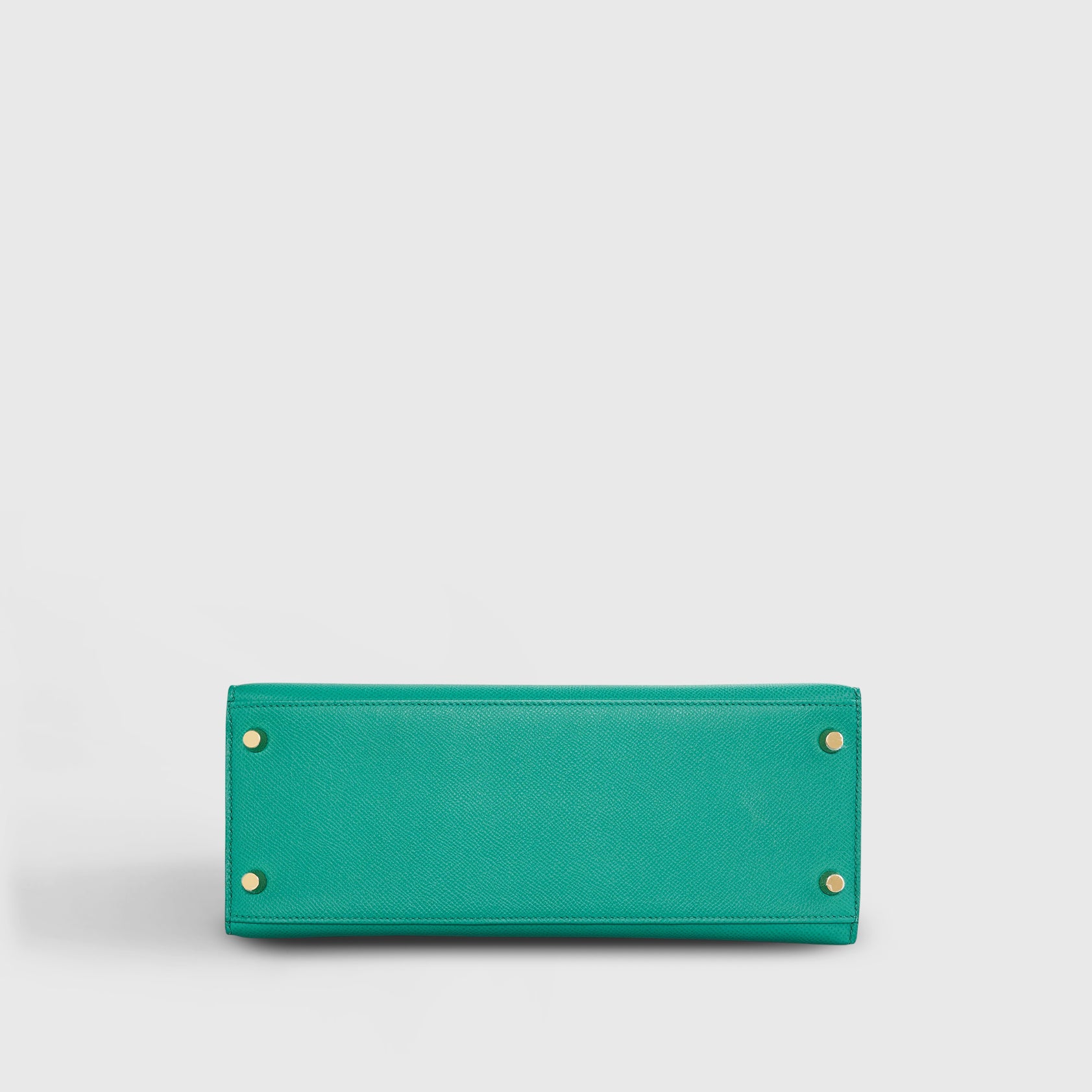 Hermès Kelly 28 Epsom Vert Jade Sellier Gold Hardware - eliteUSA