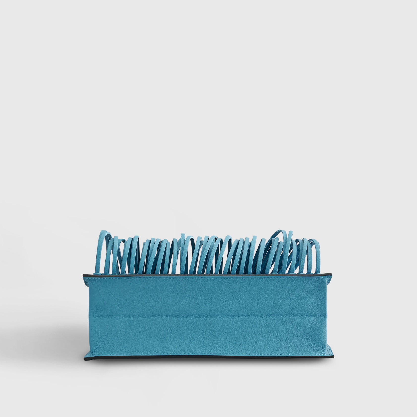 Hermès Kelly Danse II Anate w/ Fringe Swift Blue Jean Palladium Hardware