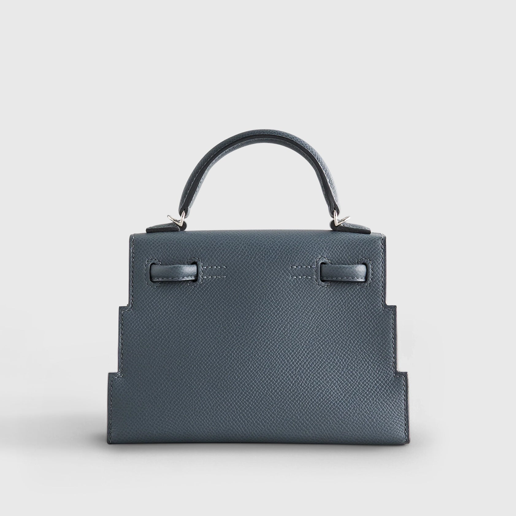 Hermès Kelly Doll Picto Mini Epsom Misty/Black/V Fizz/Alezan Palladium Hardware