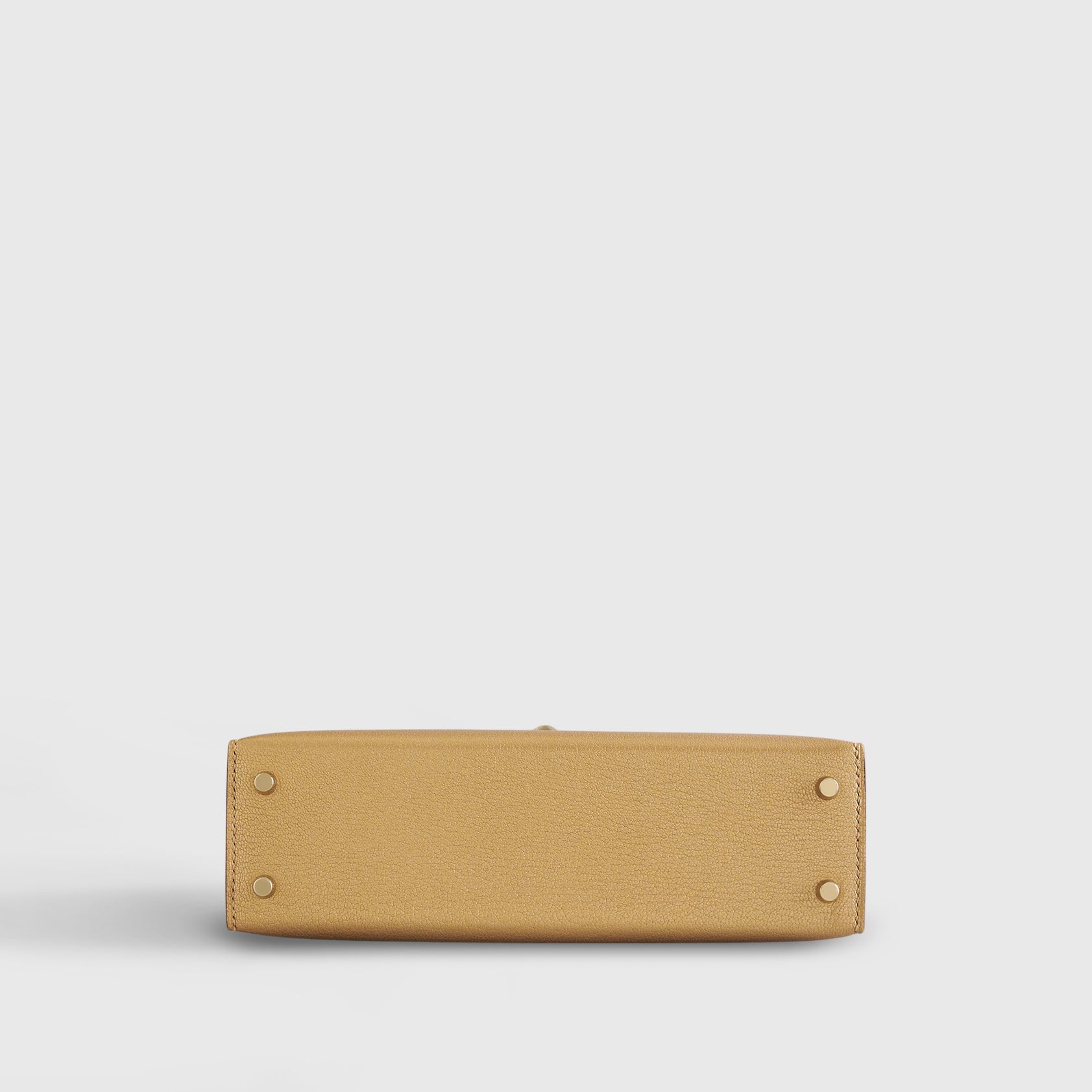 Hermès Kelly Mini Chamkilight Chevre Dore Permabrass Hardware