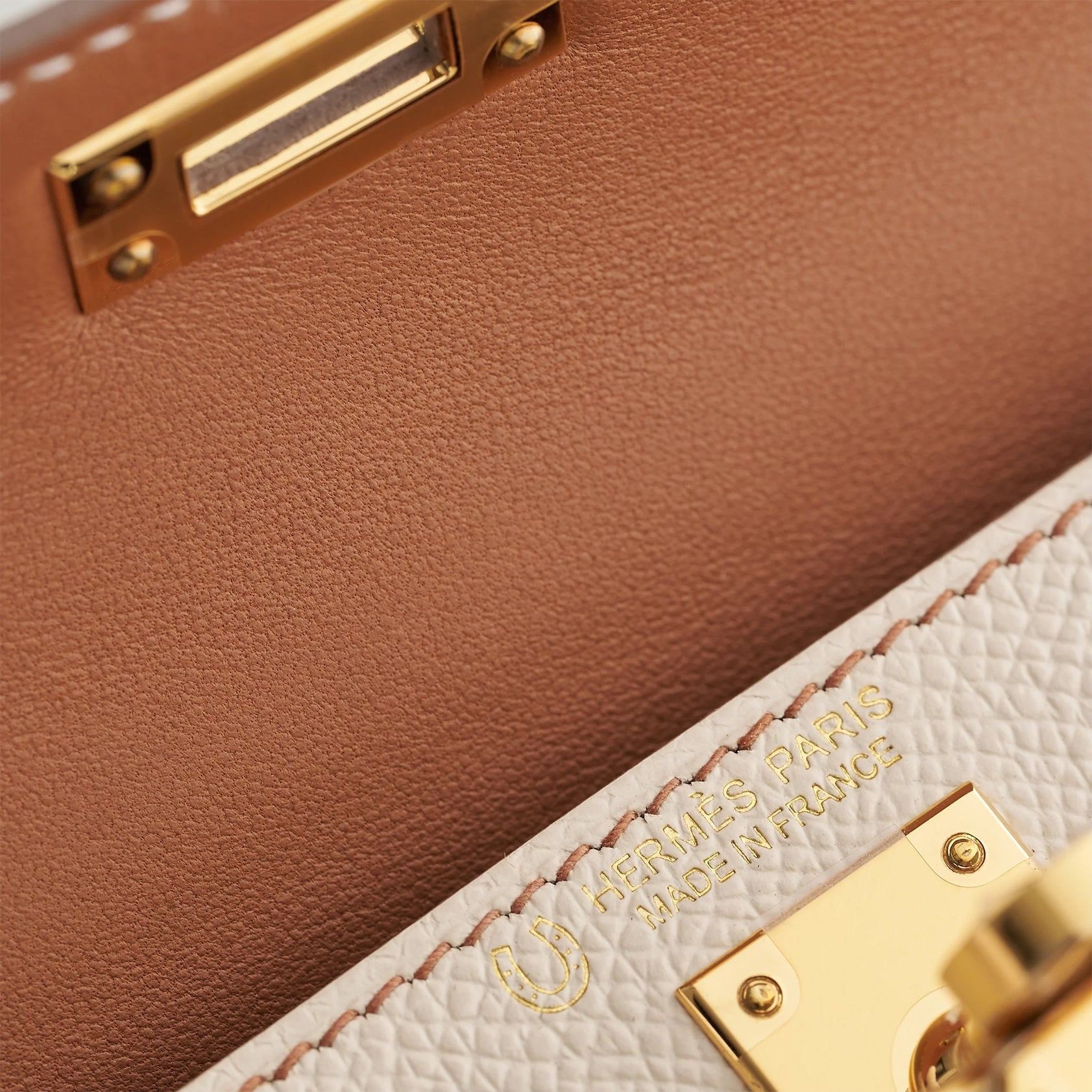 Hermès Kelly Mini Epsom Craie/Gold Gold Hardware HSS