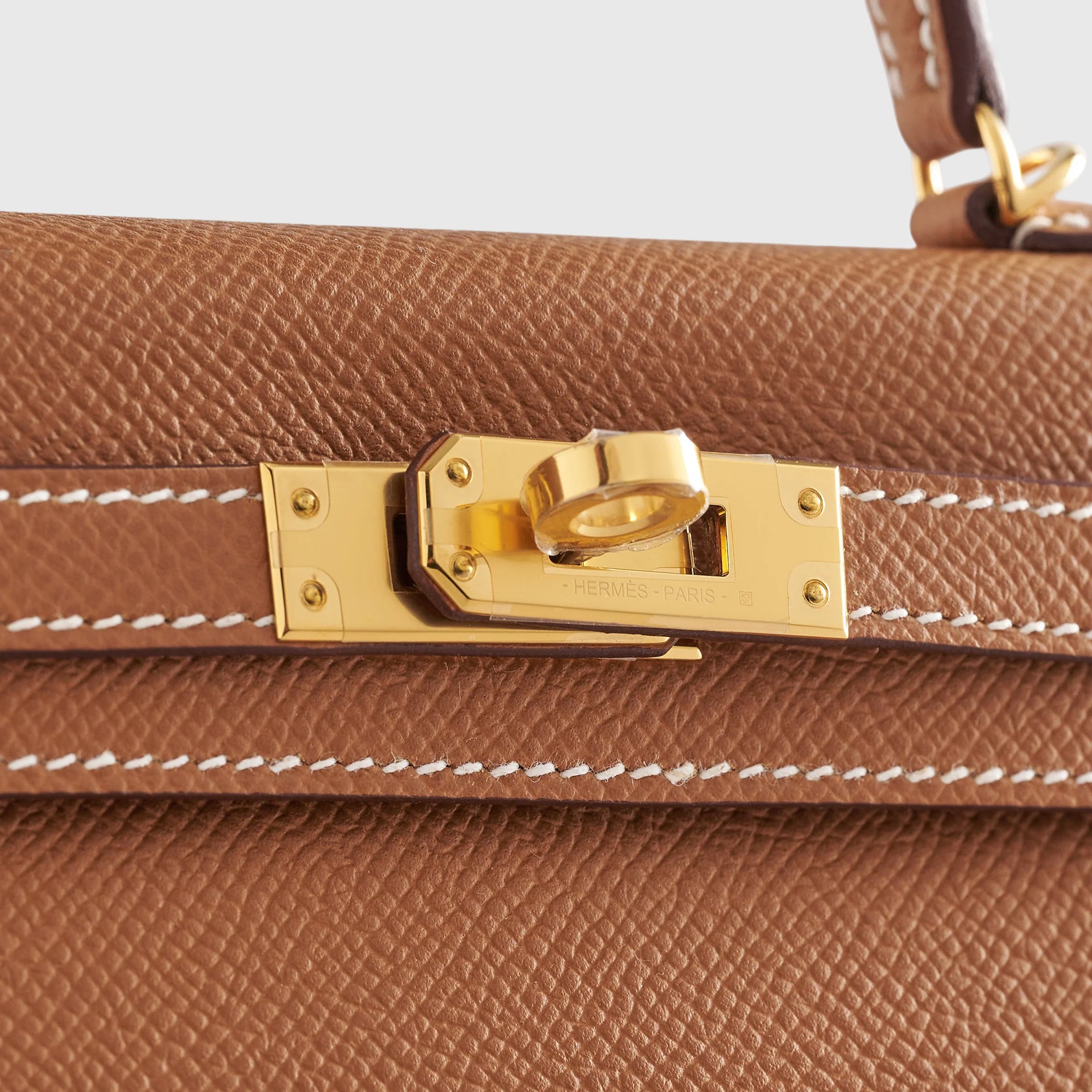 Hermès Kelly Mini Epsom Gold Sellier Gold Hardware - eliteUSA
