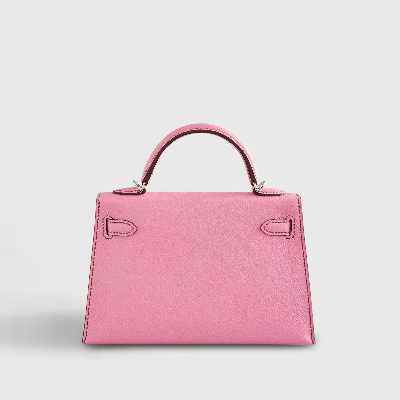 Hermès Kelly Mini Epsom Pink Palladium Hardware Sellier
