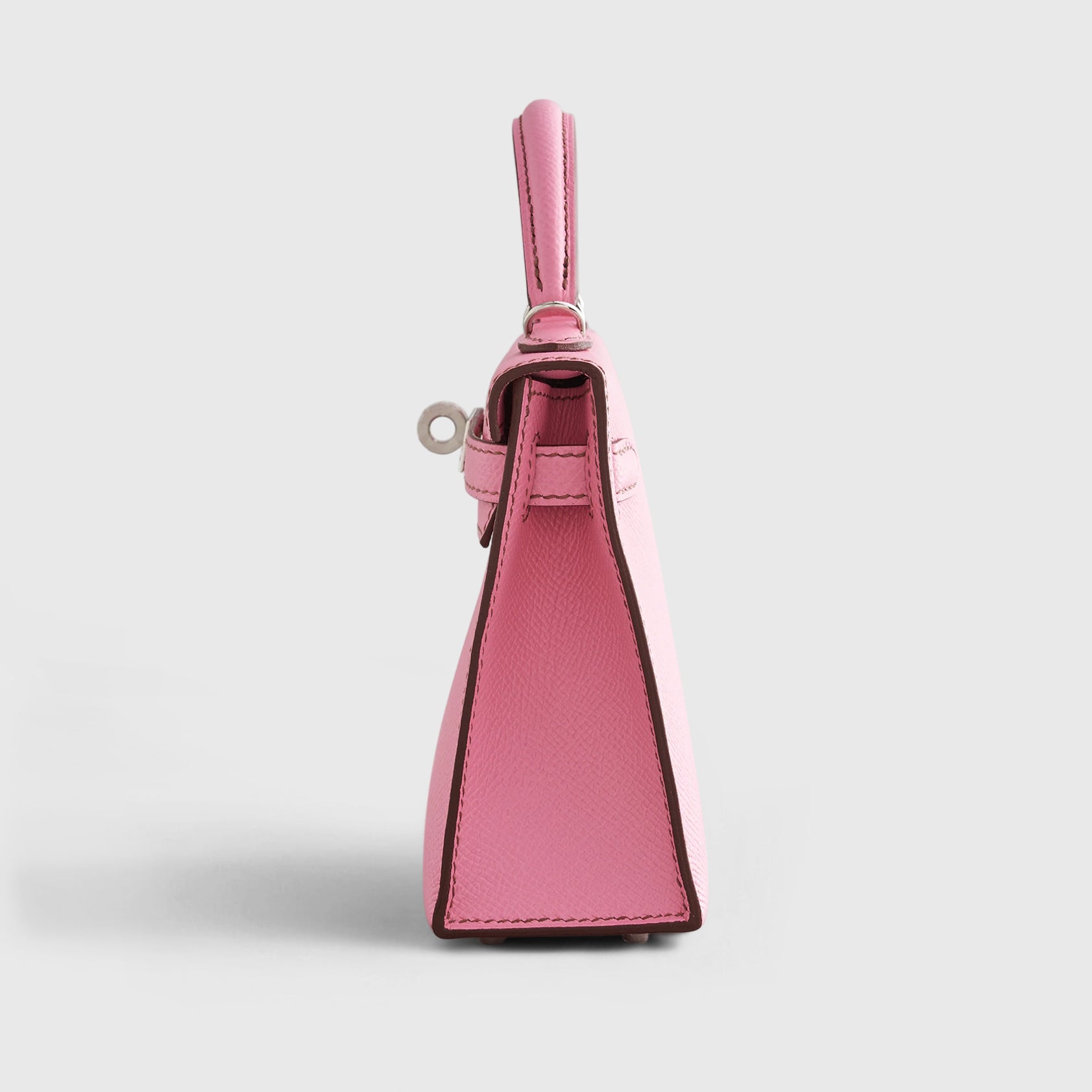 Hermès Kelly Mini Epsom Pink Palladium Hardware Sellier