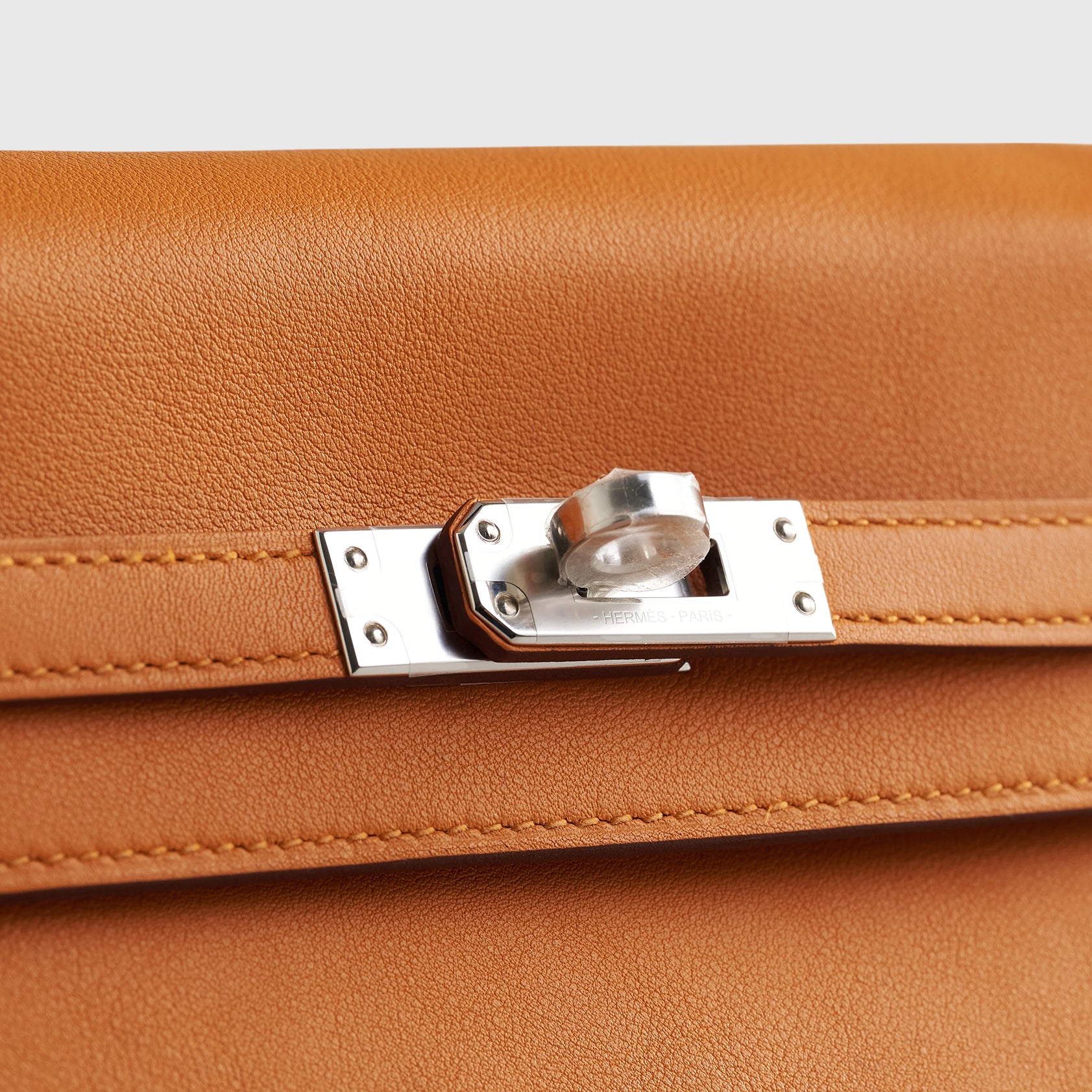 Hermès Kelly Moove Swift Apricot Palladium Hardware
