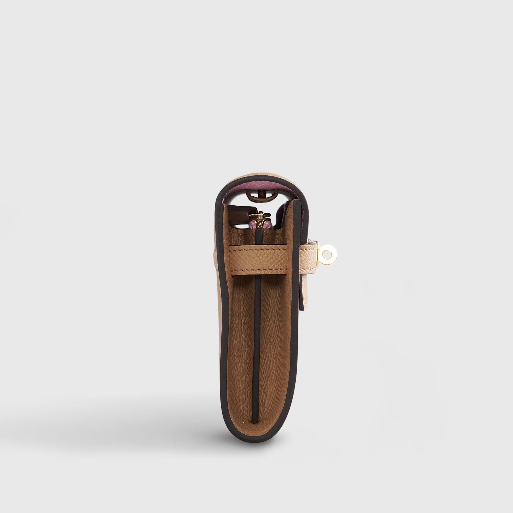 Hermès Kelly To Go Epsom Biscuit/Mauve Sylvester Gold Hardware - eliteUSA