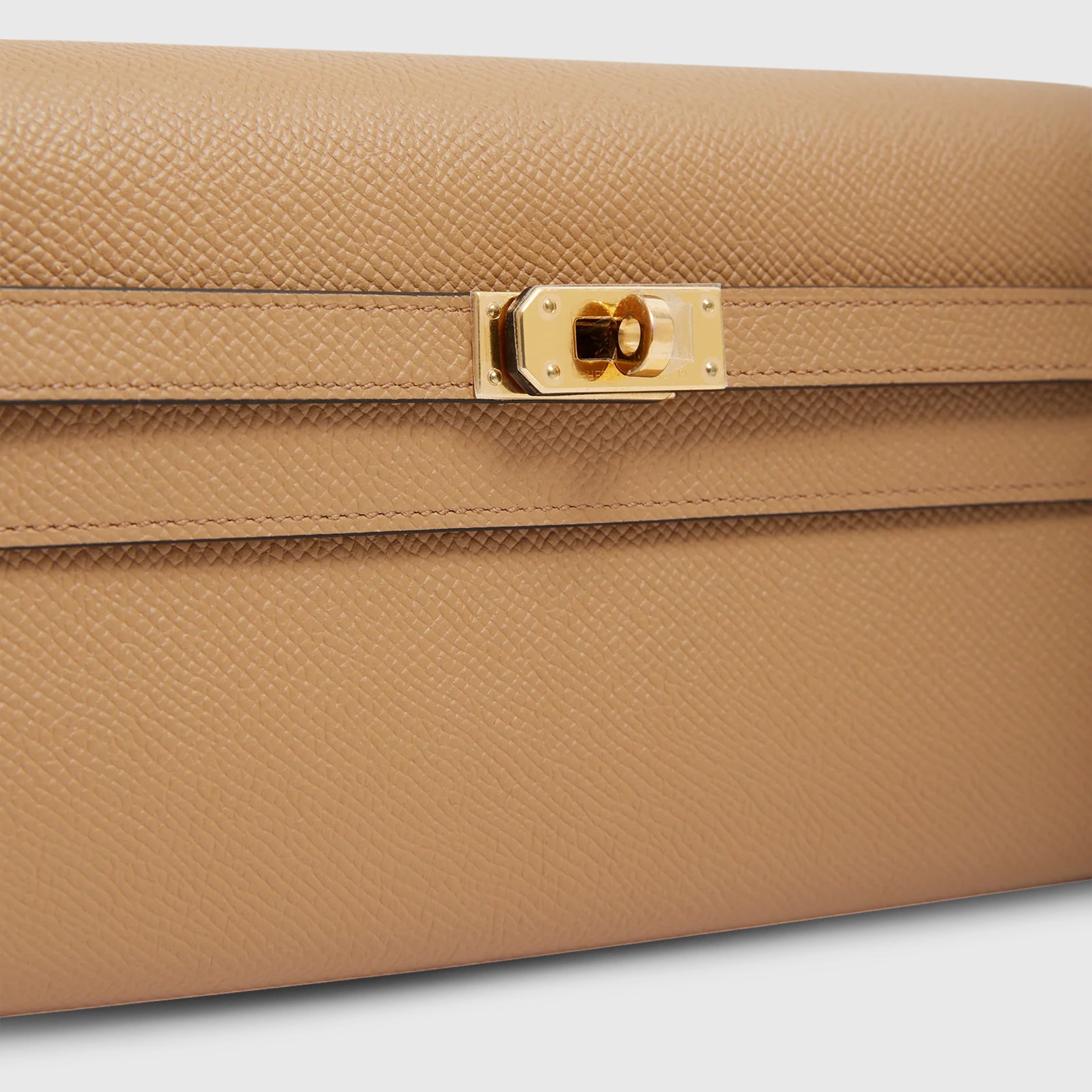 Hermès Kelly To Go Epsom Chai/Mauve Sylvester Gold Hardware