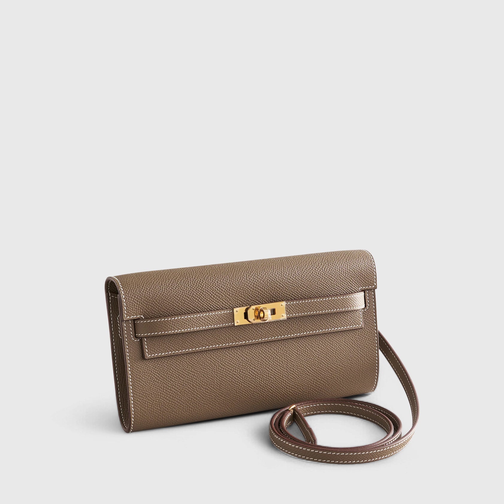 Hermès Kelly To Go Epsom Etoupe Sellier Gold Hardware - eliteUSA