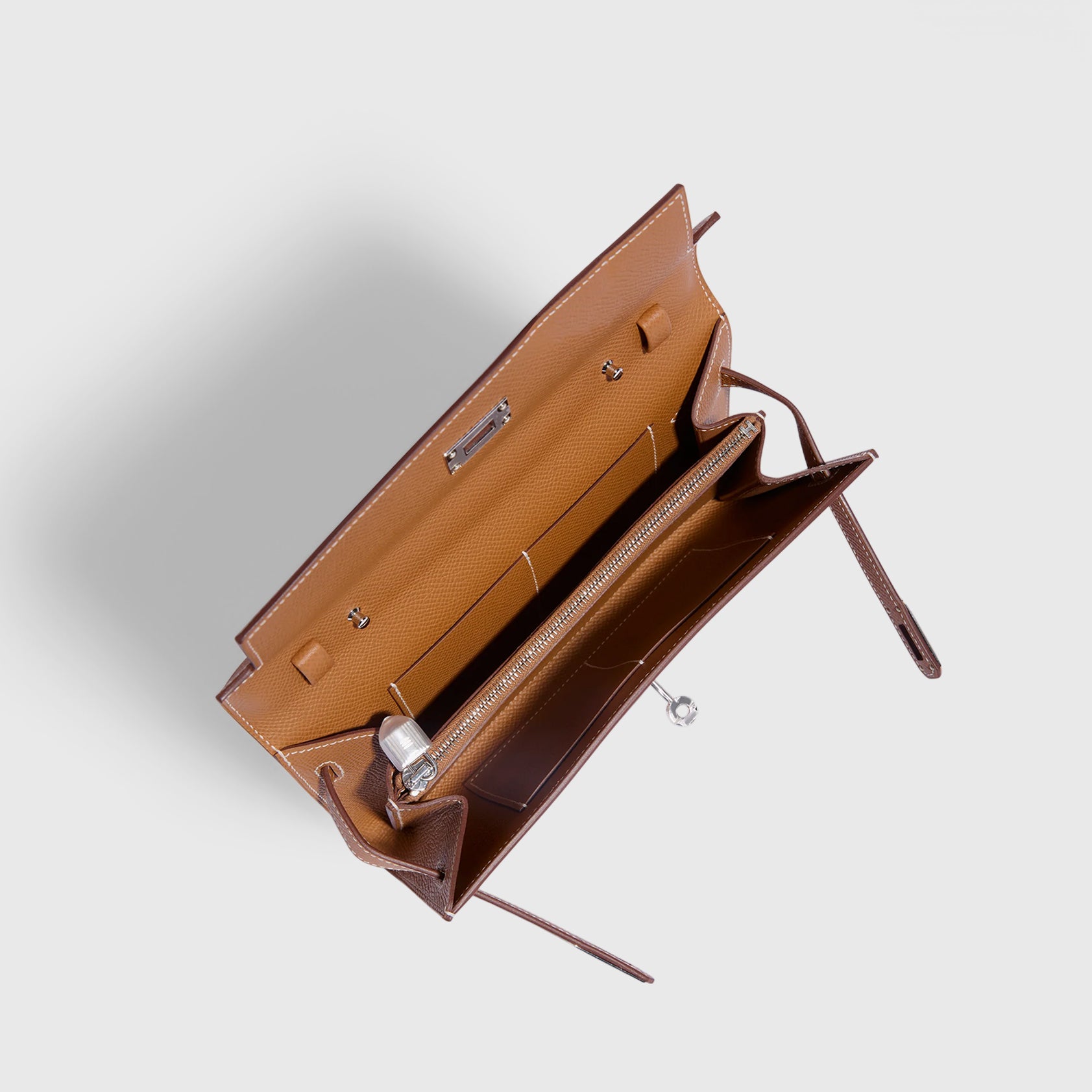 Hermès Kelly To Go Epsom Wallet Gold Palladium Hardware