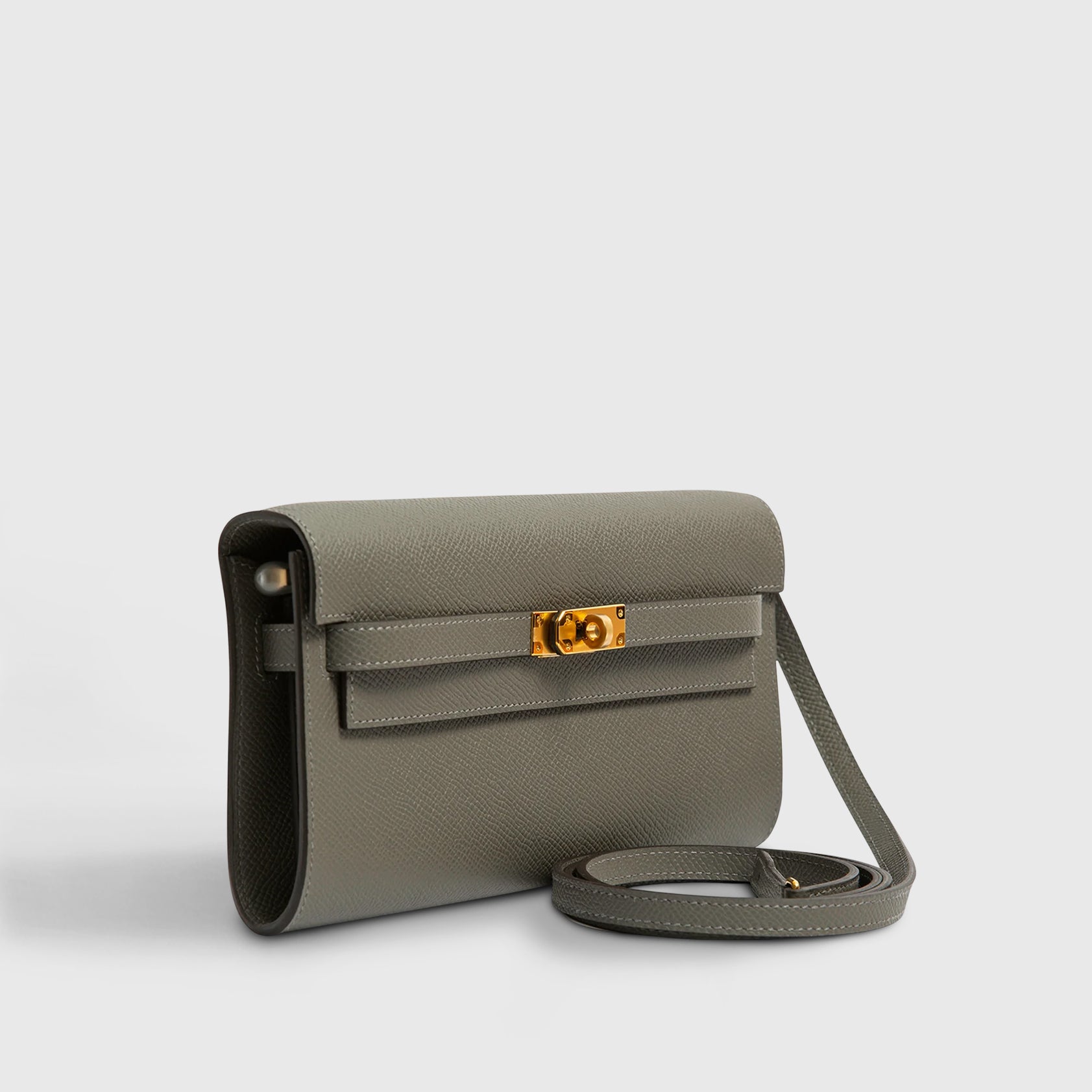 Hermès Kelly To Go Epsom Gris Meyer Gold Hardware