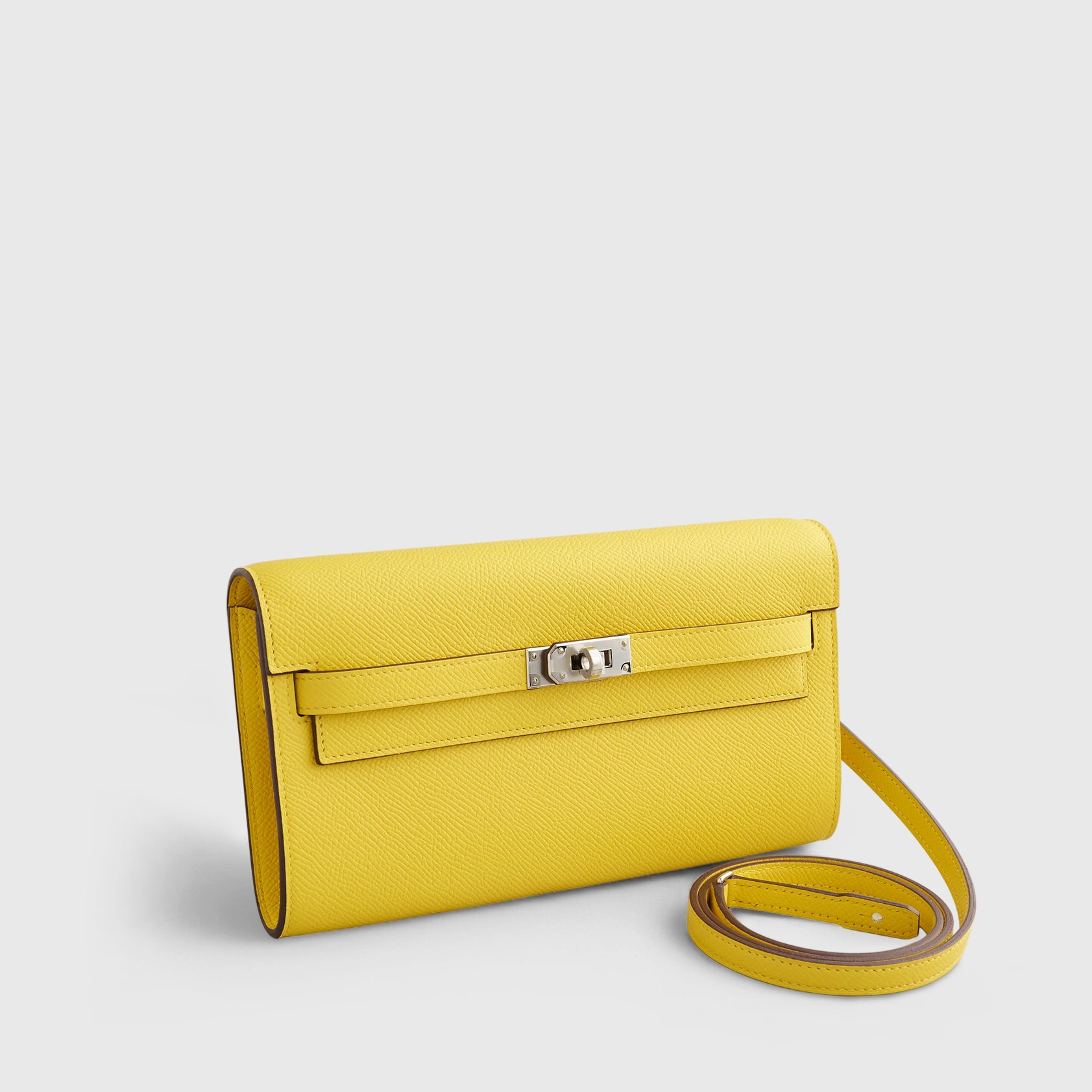 Hermès Kelly To Go Epsom Jaune de Naples Palladium Hardware - eliteUSA