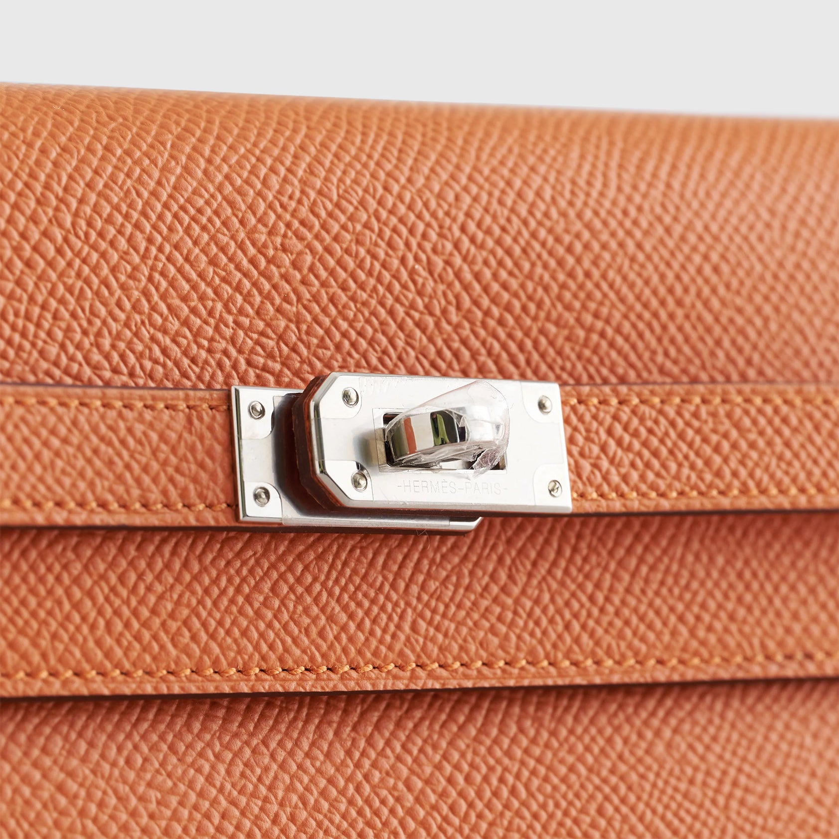 Hermès Kelly To Go Epsom Orange Palladium Hardware - eliteUSA