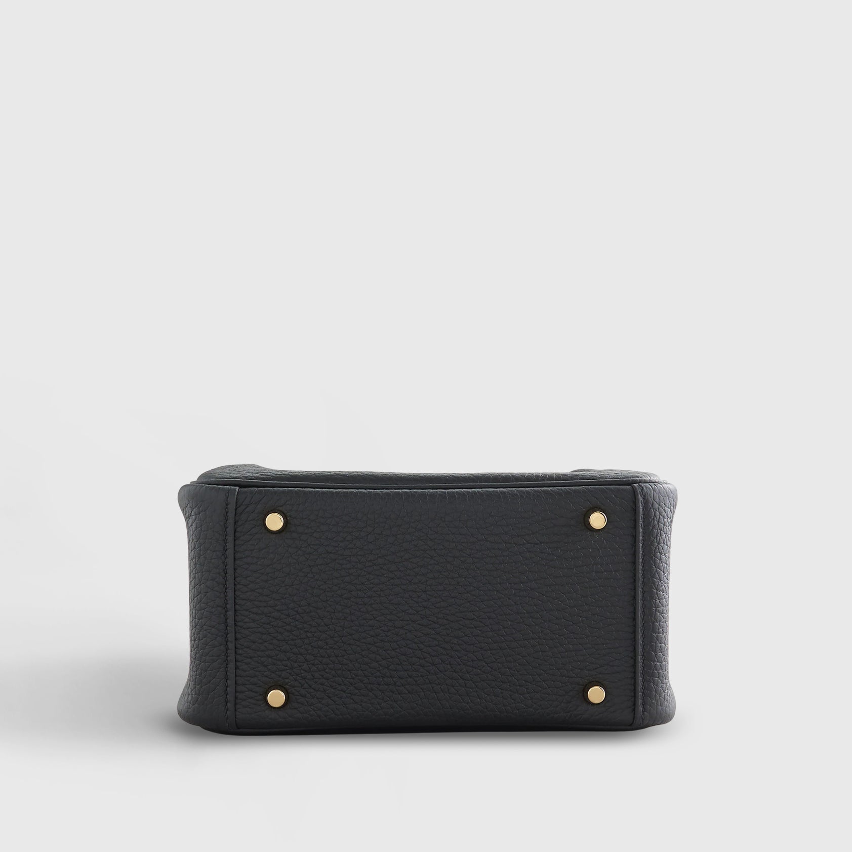 Hermès Lindy 20 Clemence Black Gold Hardware - eliteUSA