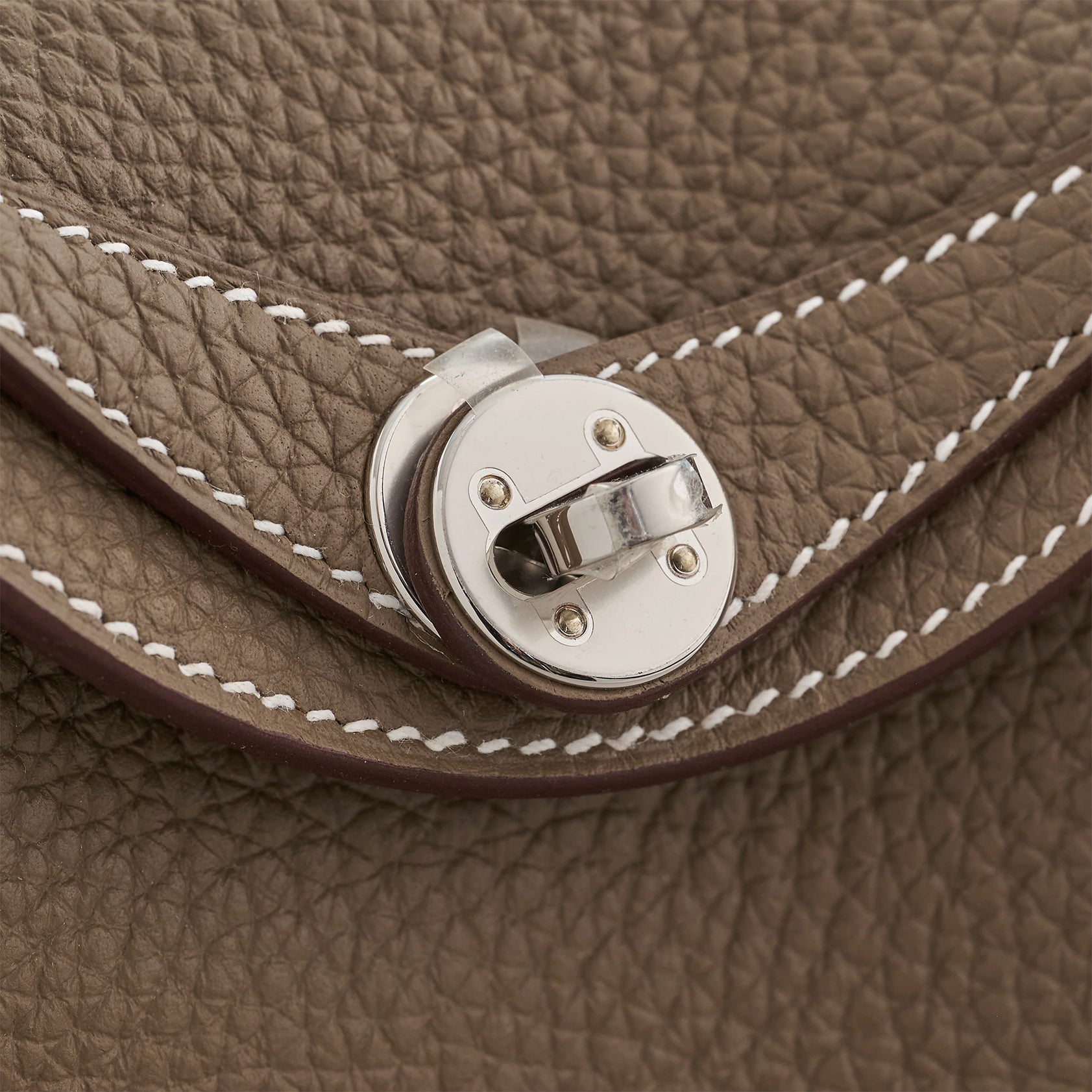 Hermès Lindy 20 Clemence Etoupe Palladium Hardware - eliteUSA