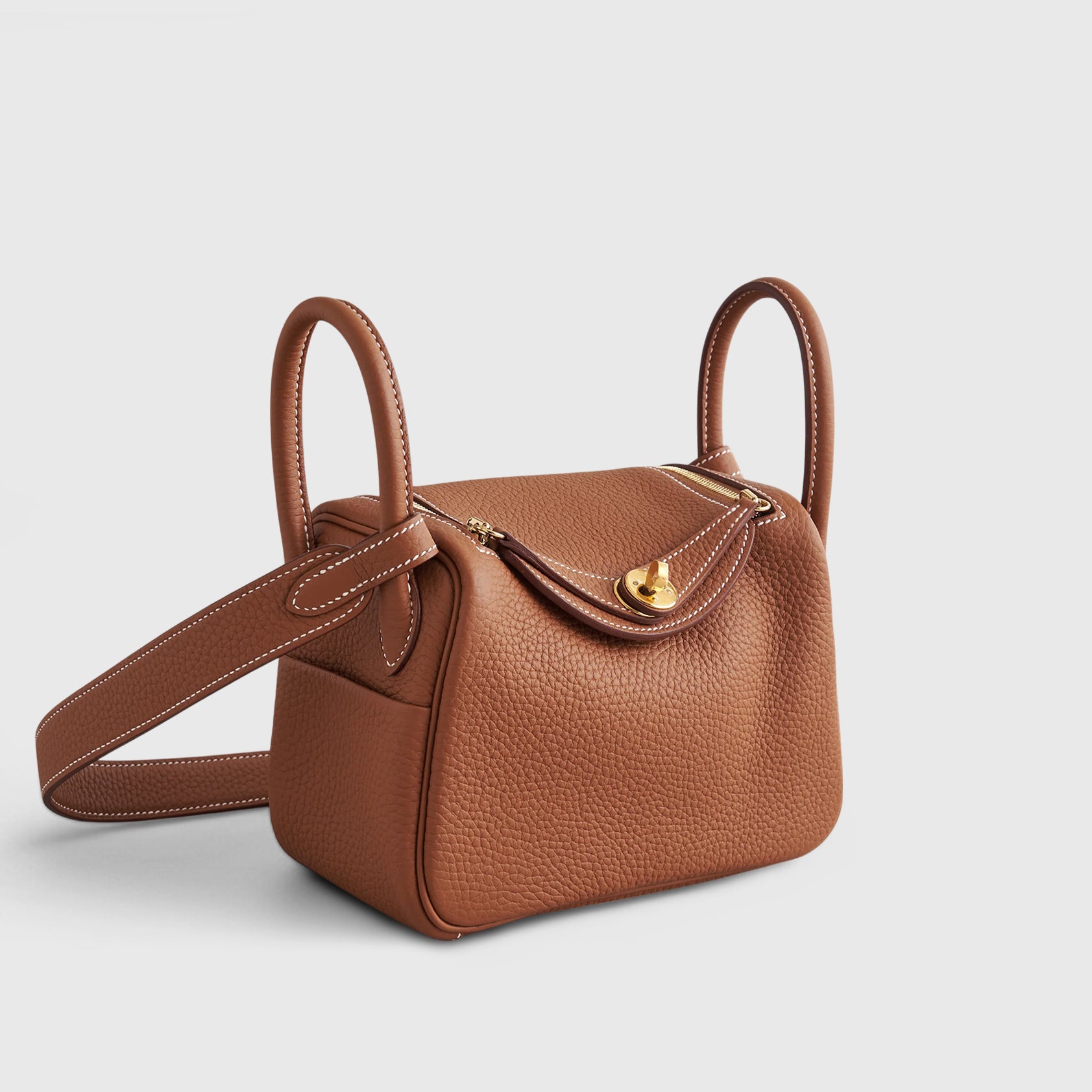 Hermès Lindy 20 Clemence Gold Gold Hardware - eliteUSA