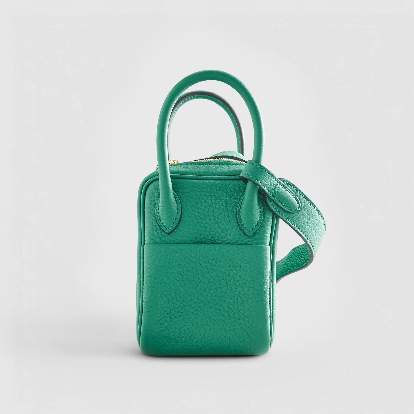 Hermès Lindy 20 Clemence Vert Vertigo Gold Hardware - eliteUSA