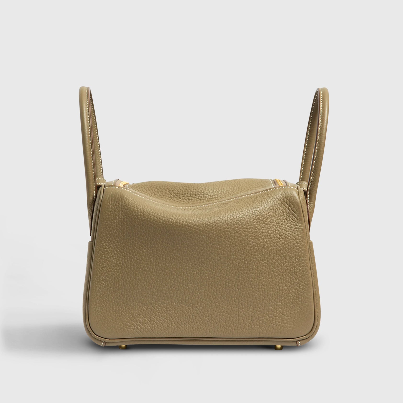 Hermès Lindy 26 Clemence Etoupe Gold Hardware