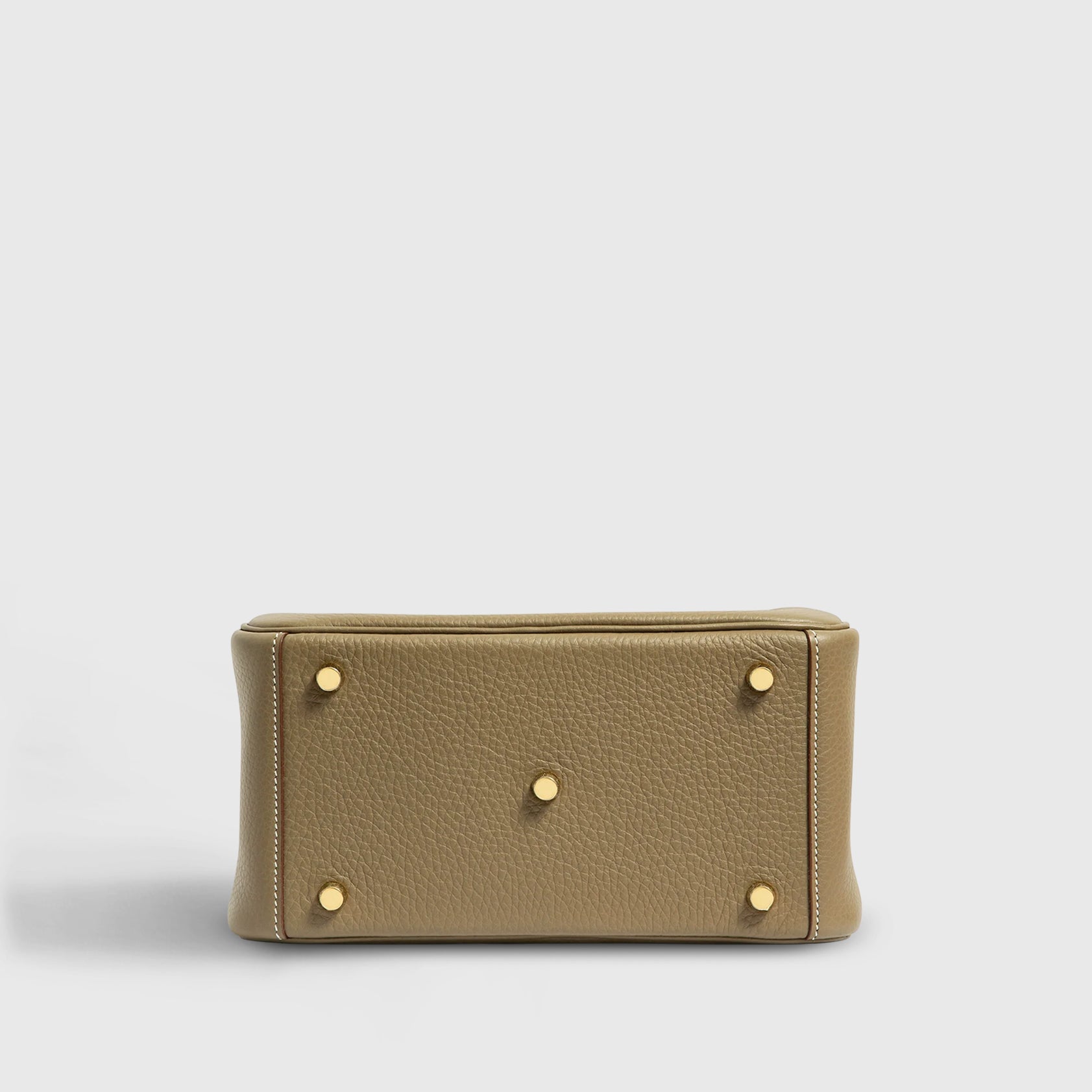 Hermès Lindy 26 Clemence Etoupe Gold Hardware