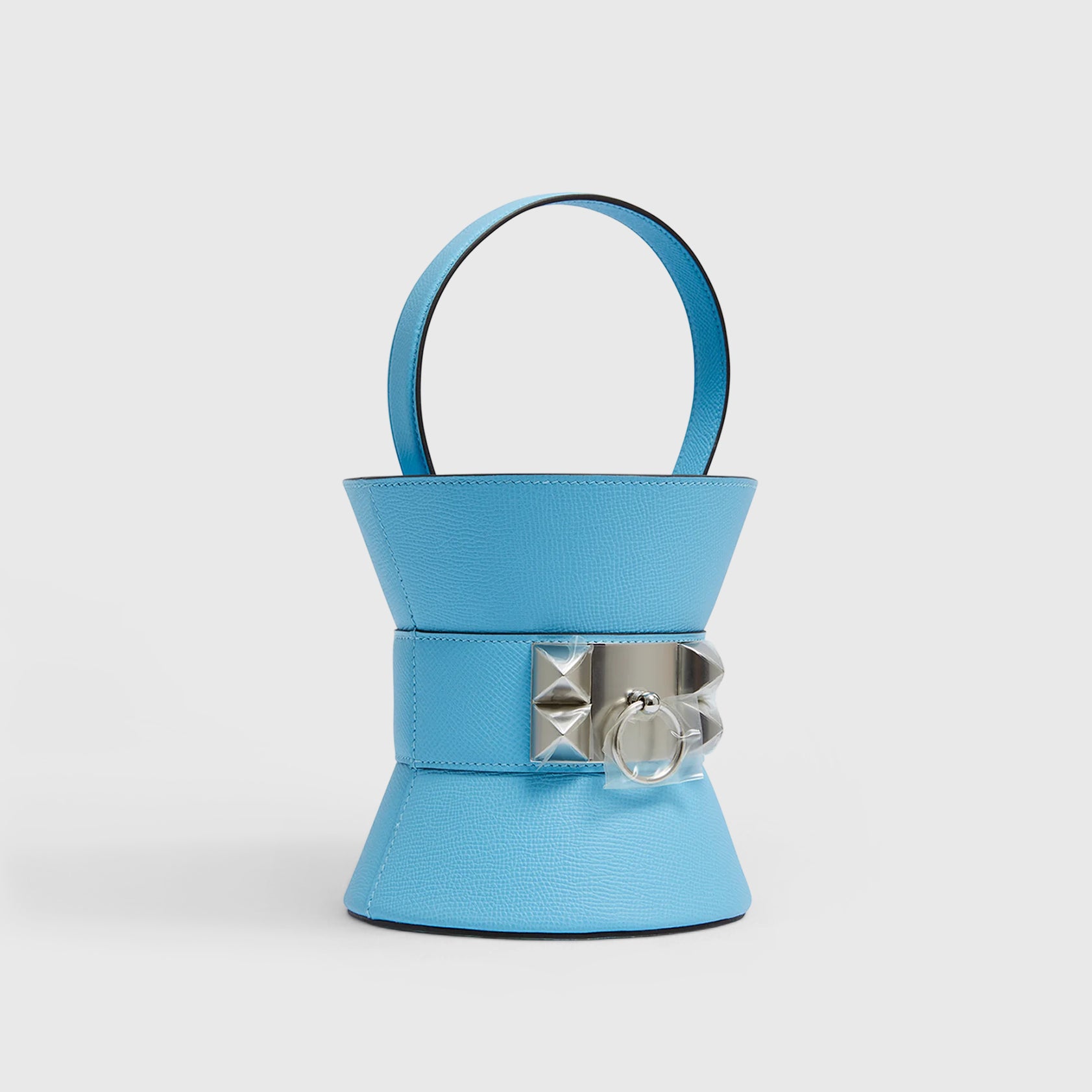 Hermès Medor Bag Mini Epsom Blue Celeste Palladium Hardware