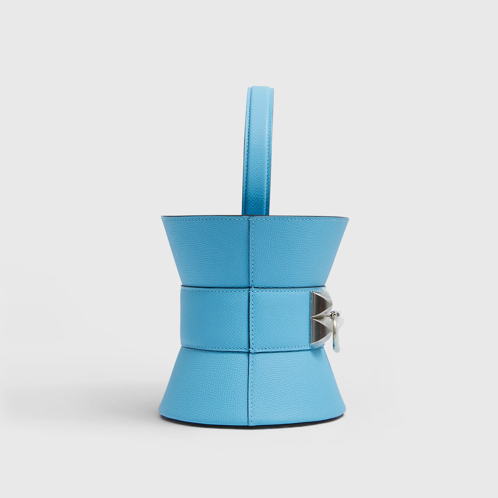 Hermès Medor Bag Mini Epsom Blue Celeste Palladium Hardware