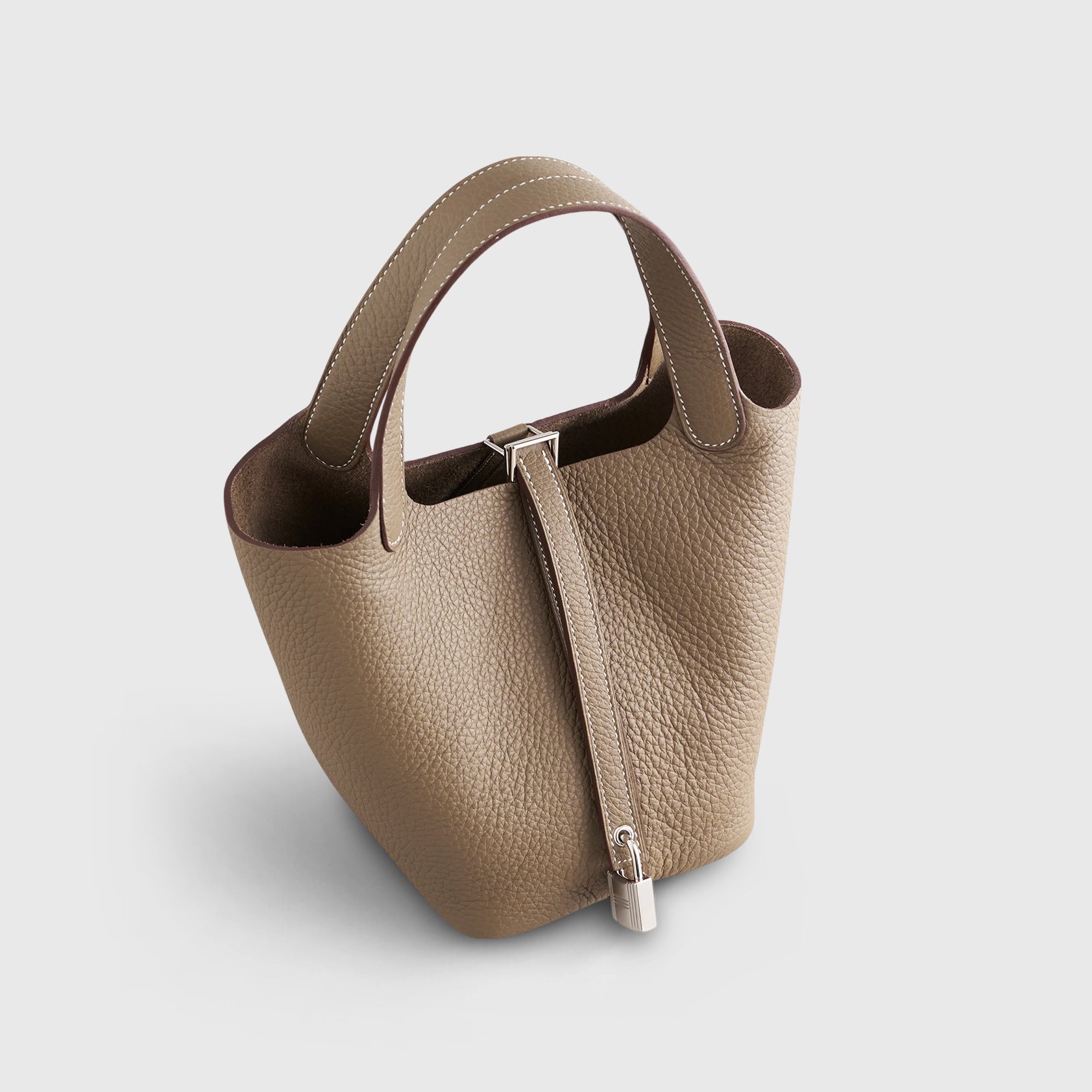 Hermès Picotin 18 Clemence Etoupe Palladium Hardware - eliteUSA