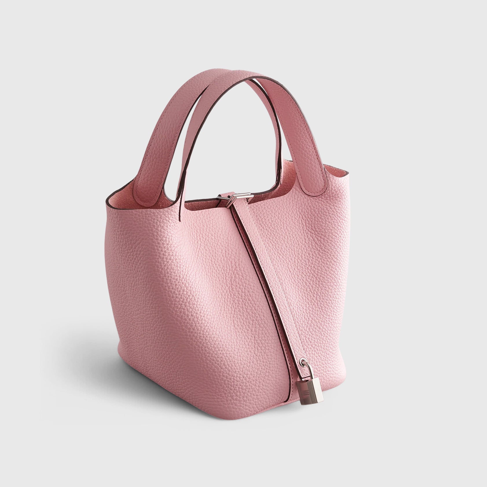 Hermès Picotin 18 Clemence Rose Sakura Palladium Hardware - eliteUSA