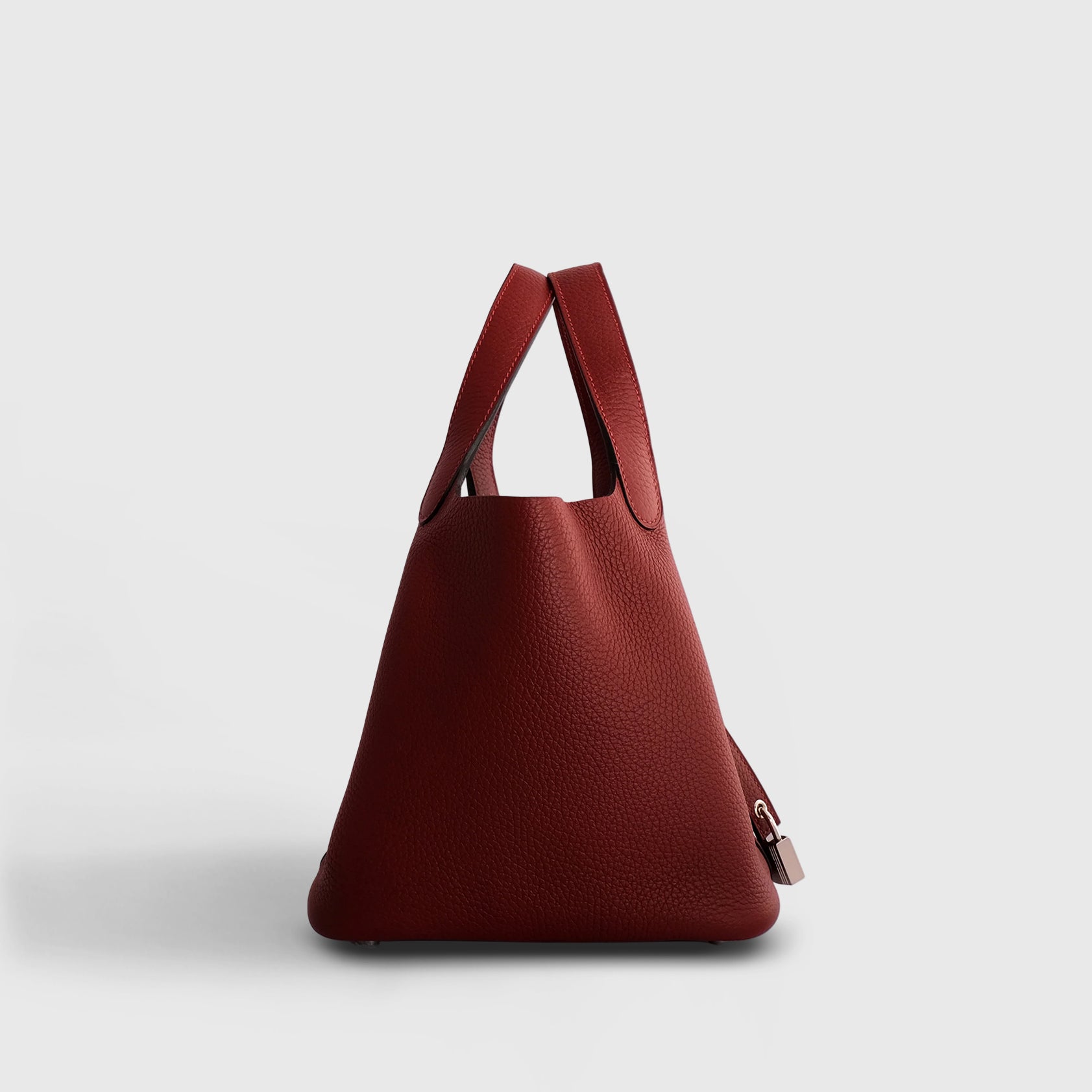 Hermès Picotin 18 Clemence Rouge H Palladium Hardware - eliteUSA