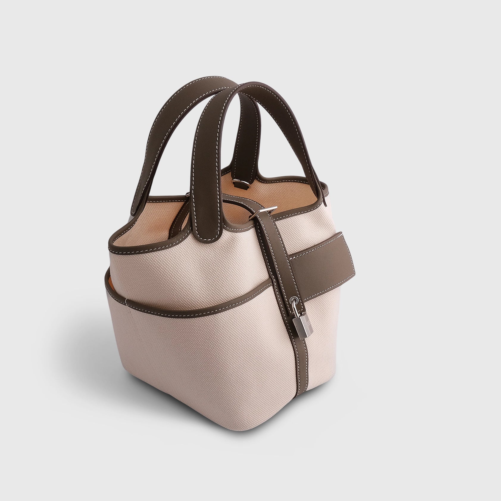 Hermès Picotin 18 Ecru/Etoupe Cargo Palladium Hardware - eliteUSA