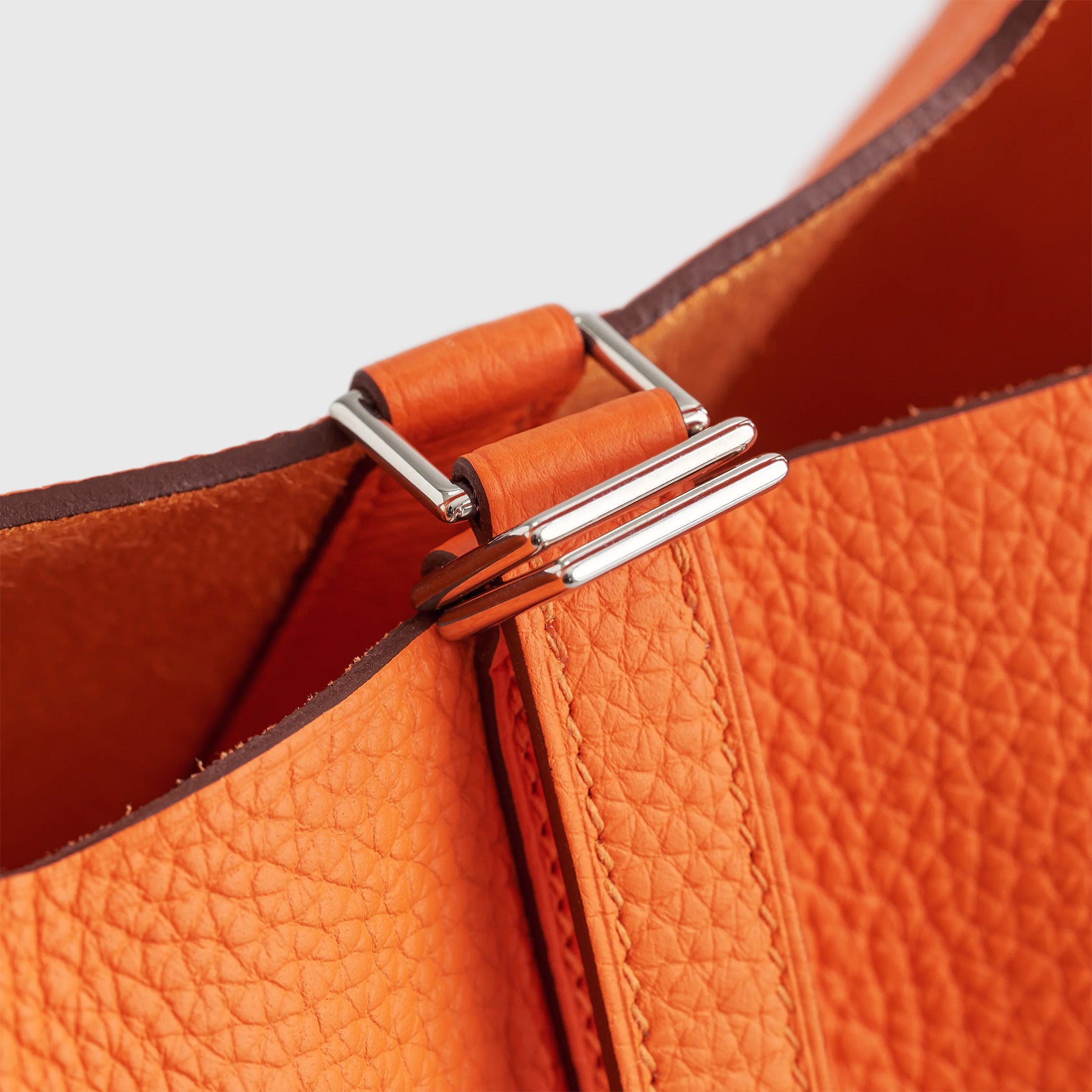 Hermès Picotin Lock 18 Orange Minium Clemence Palladium Hardware - eliteUSA