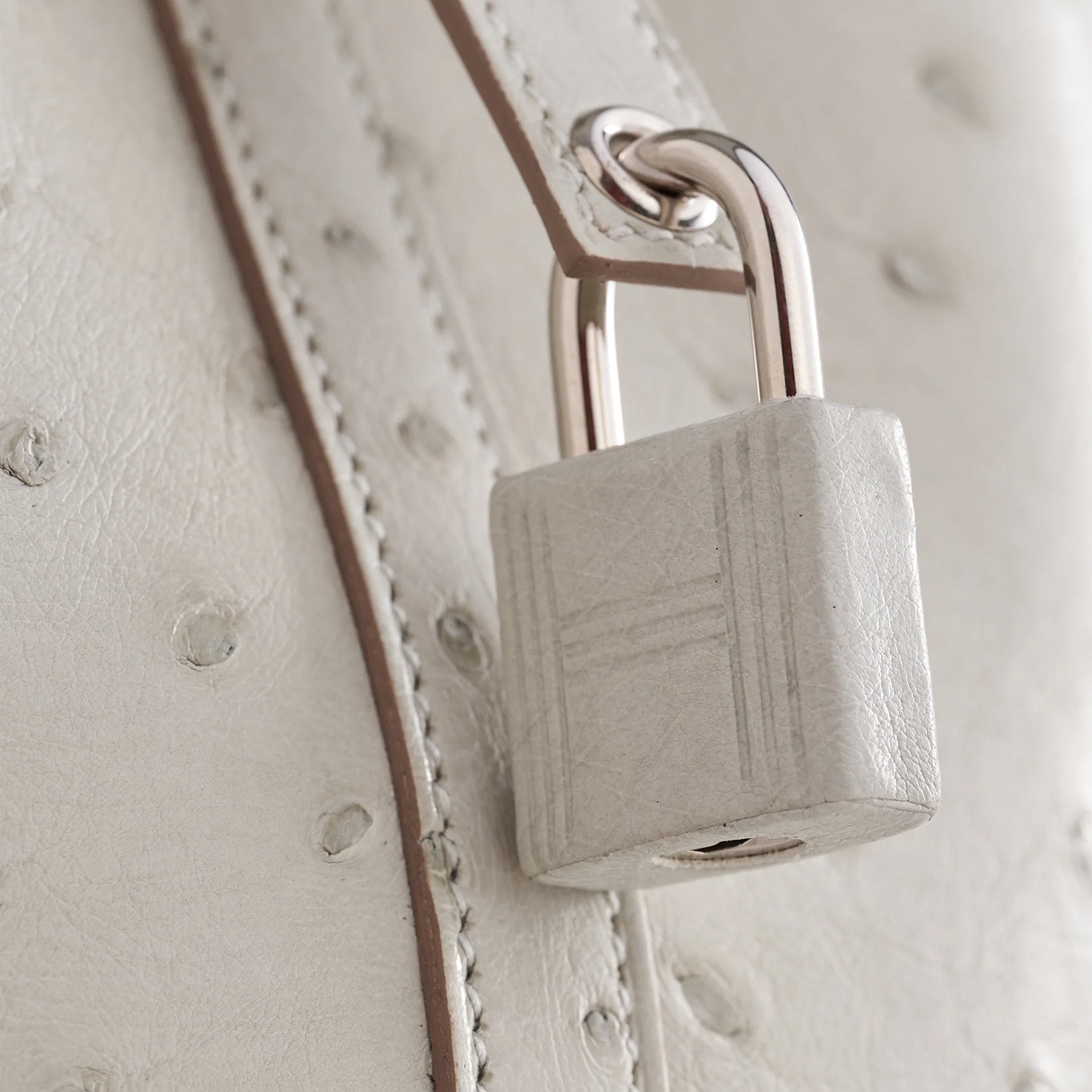 Hermès Picotin Micro Ostrich Gris Perle Palladium Hardware - eliteUSA