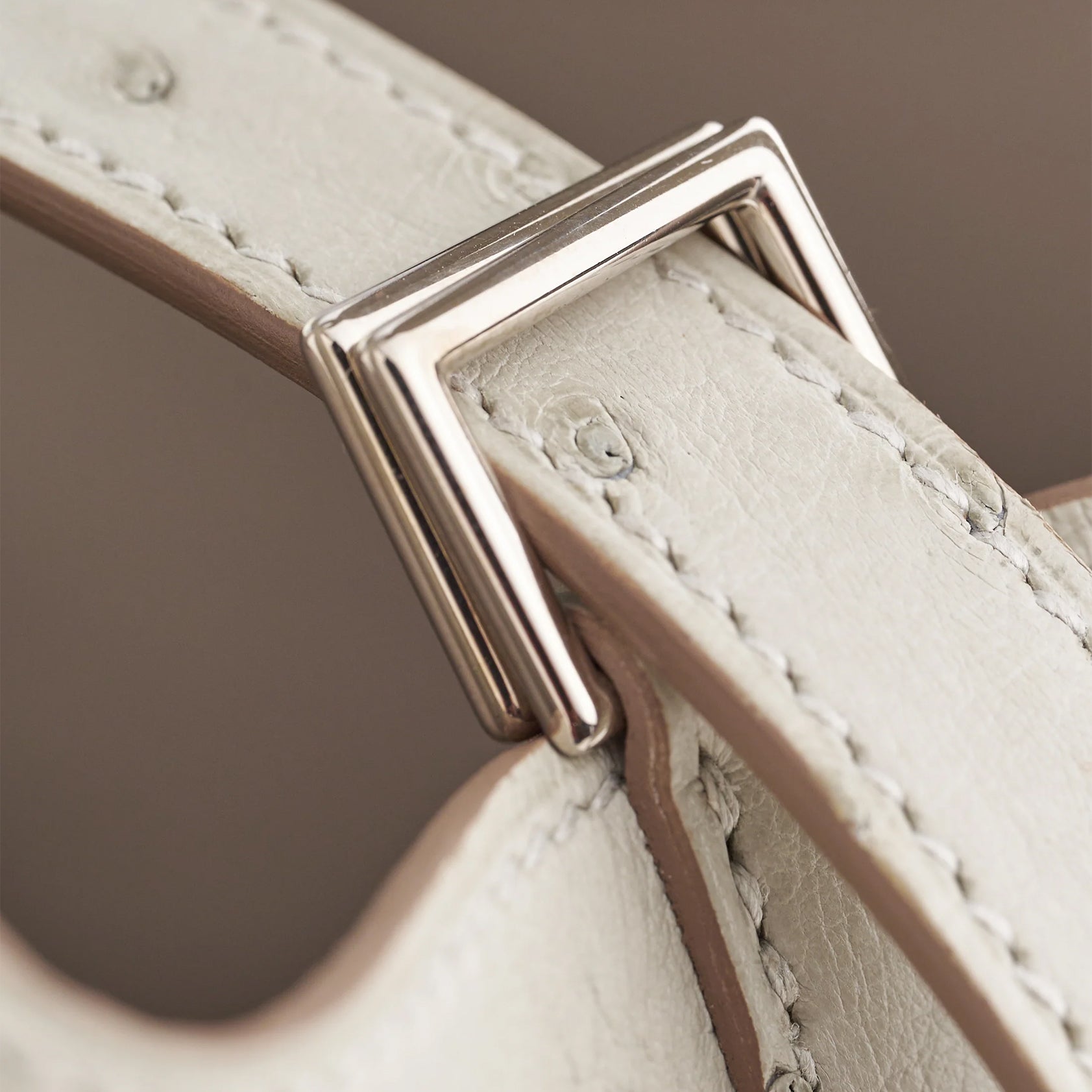 Hermès Picotin Micro Ostrich Gris Perle Palladium Hardware - eliteUSA