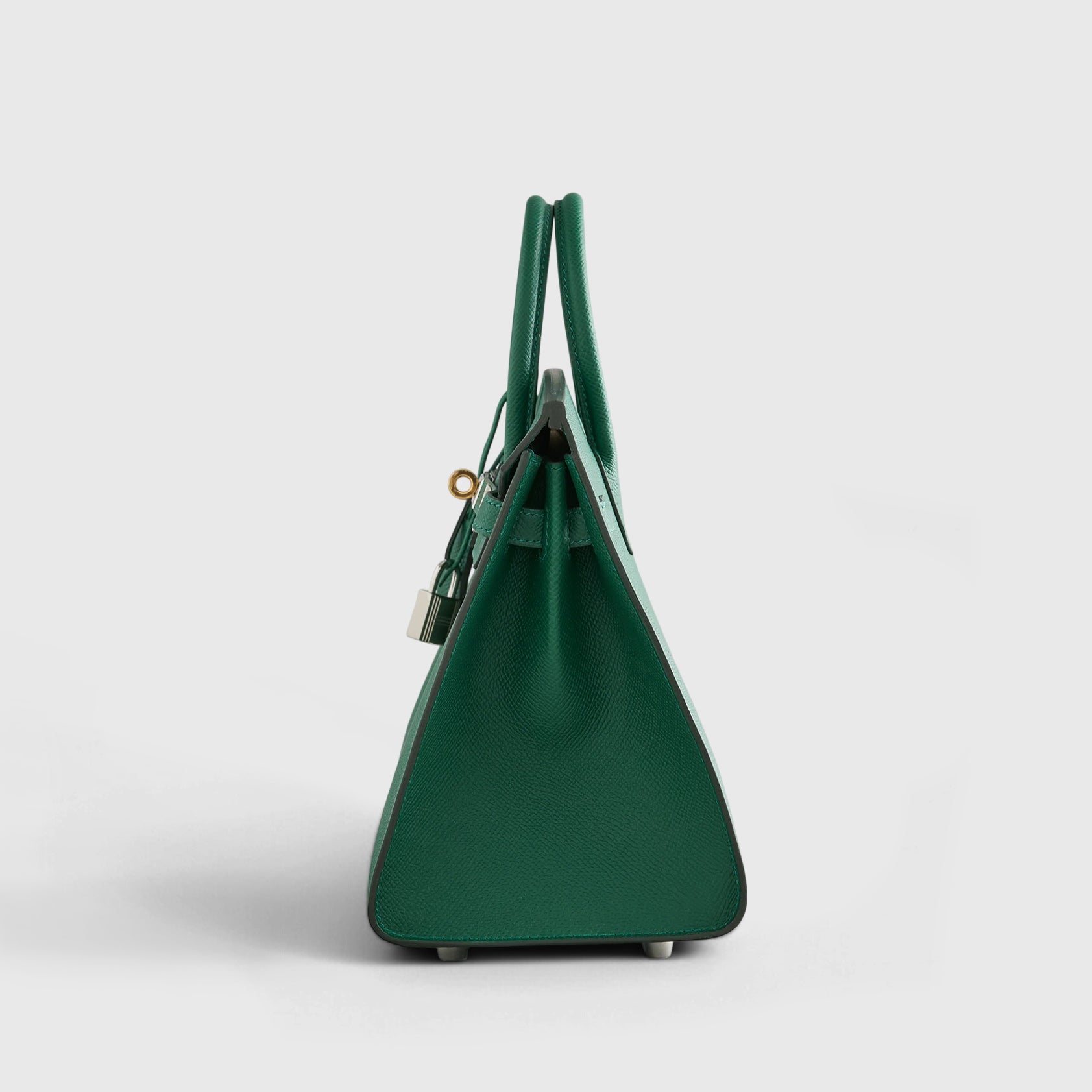 Hermès Birkin 25 Epsom Vert Moyen Electrum Sellier