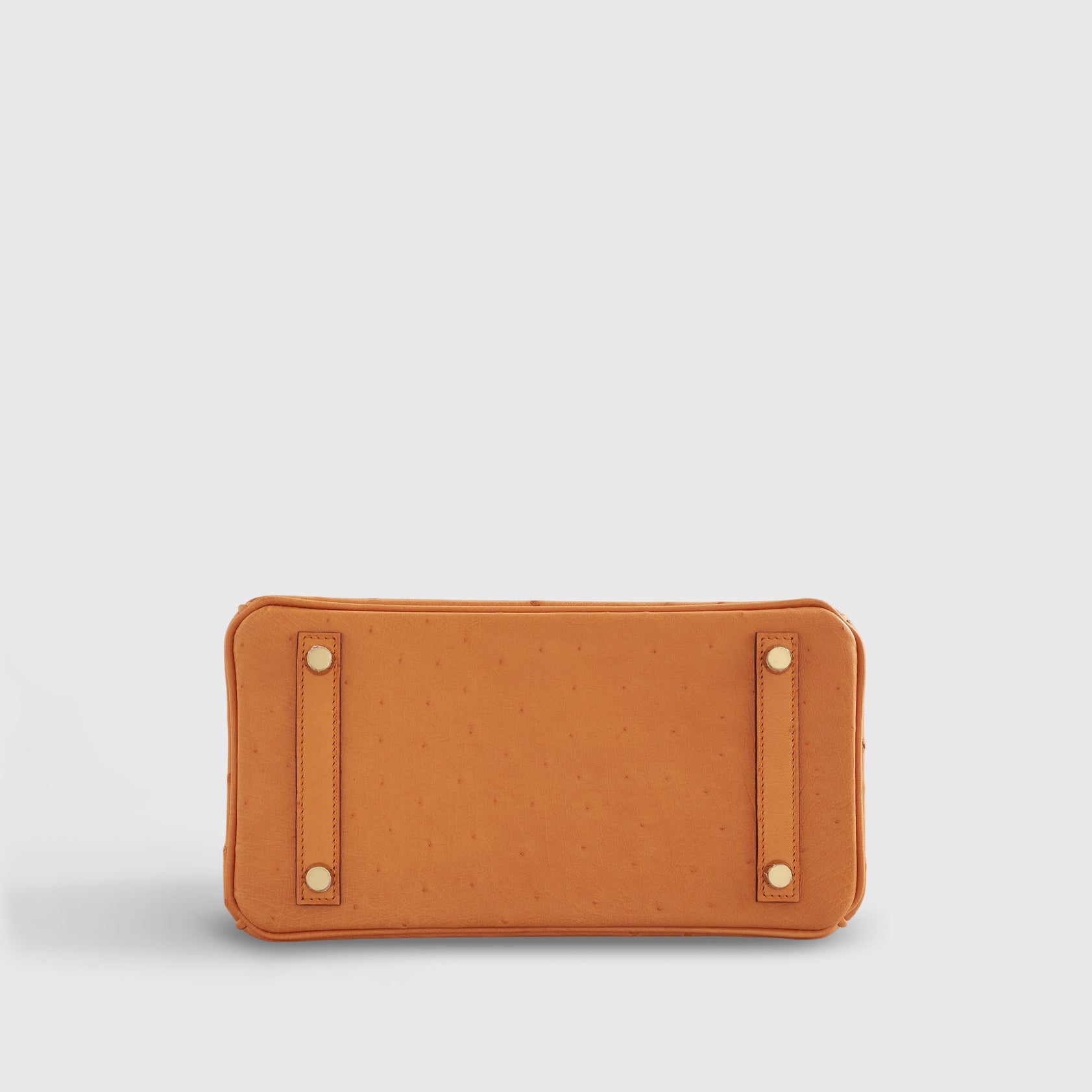 Hermès Birkin 25 Ostrich Apricot Gold Hardware - eliteUSA