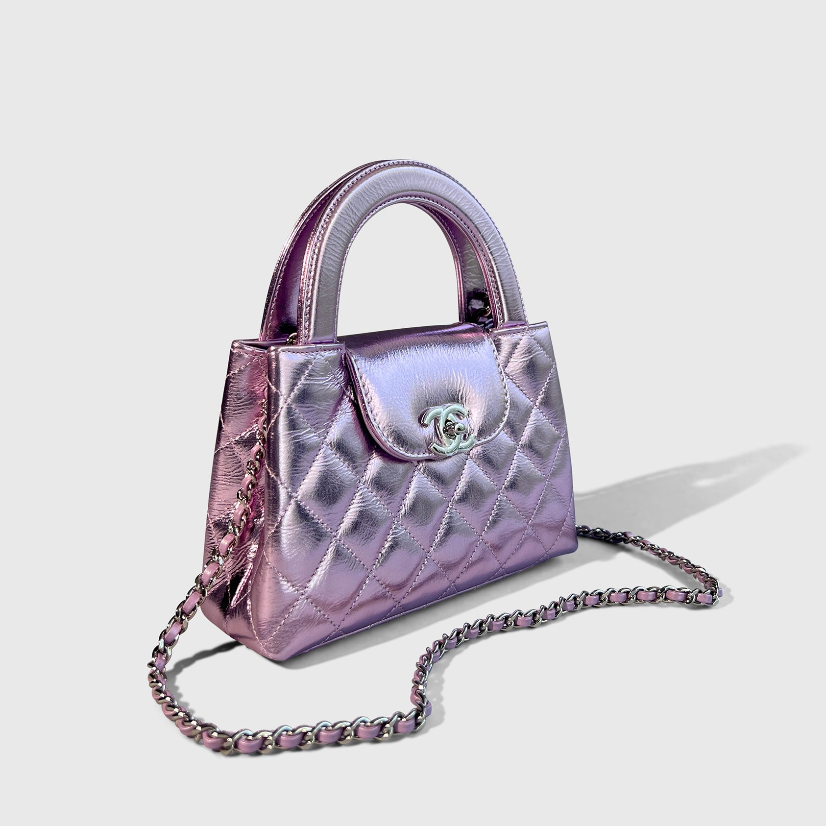 Chanel Metallic Mini Tote