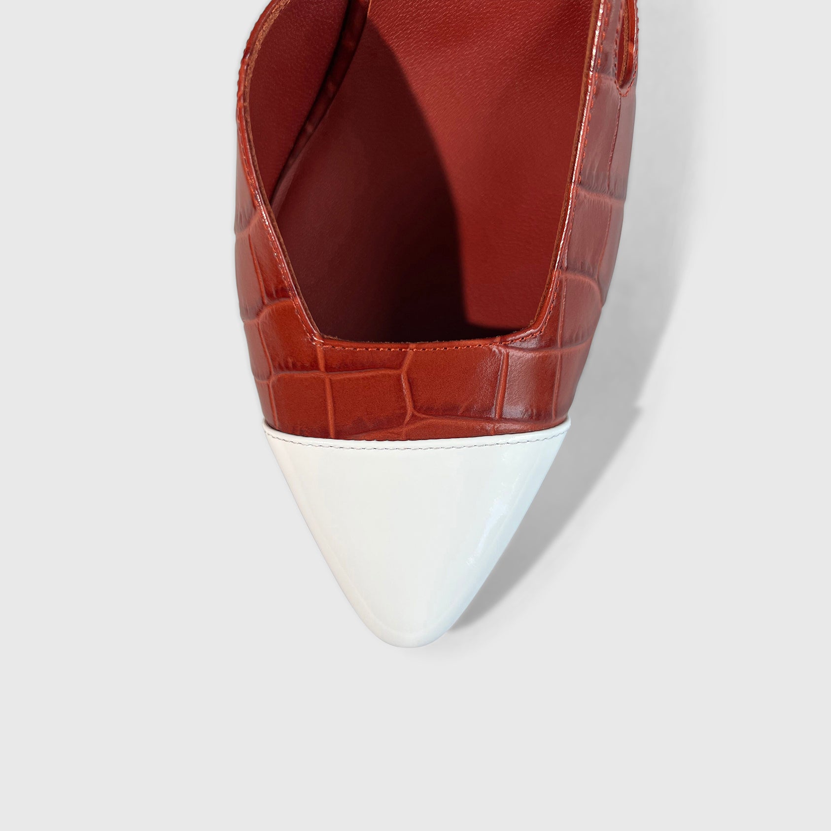 Chanel Croc Embossed Slingback