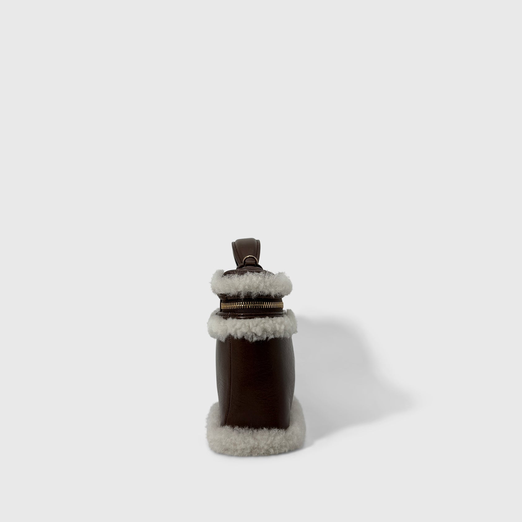 Chanel East West Shearling Vanity