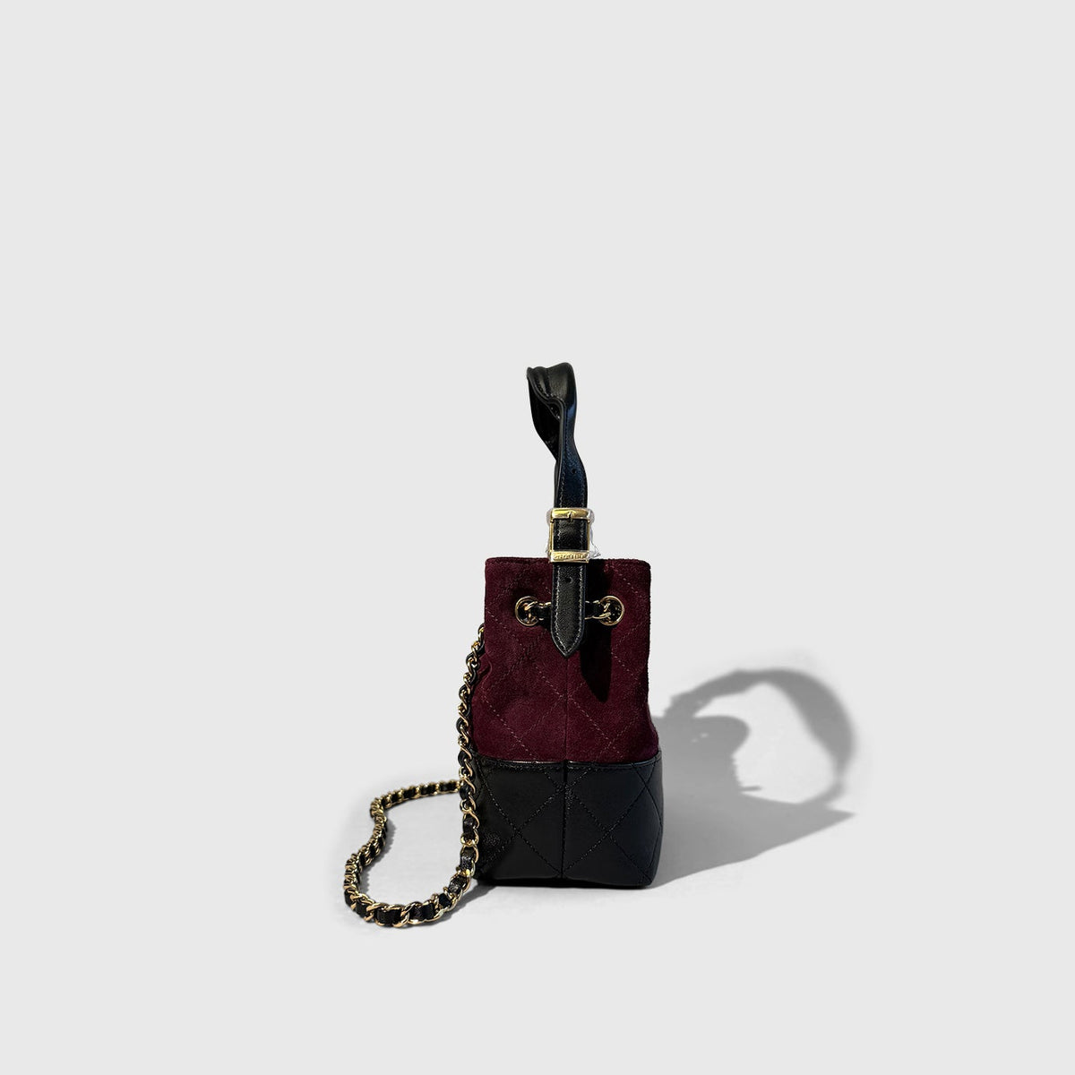 Chanel Suede Small Shopping Tote