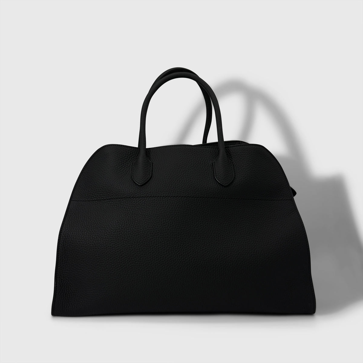 The Row Soft Margaux Pebbled 15 Black