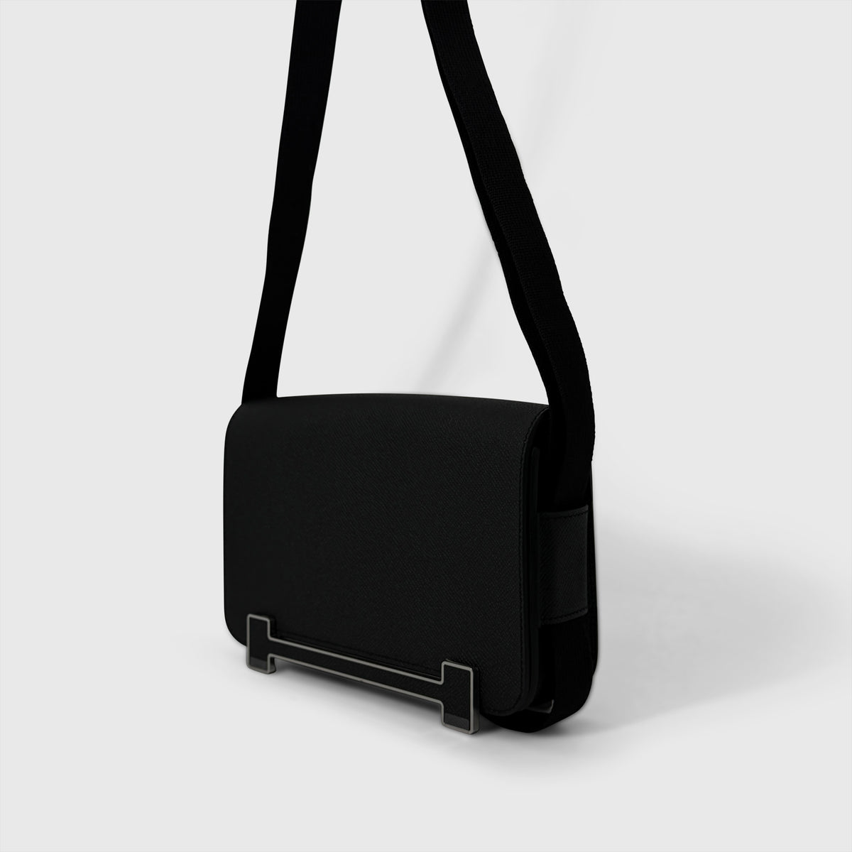 Hermès Geta Slim Epsom Black Palladium Hardware