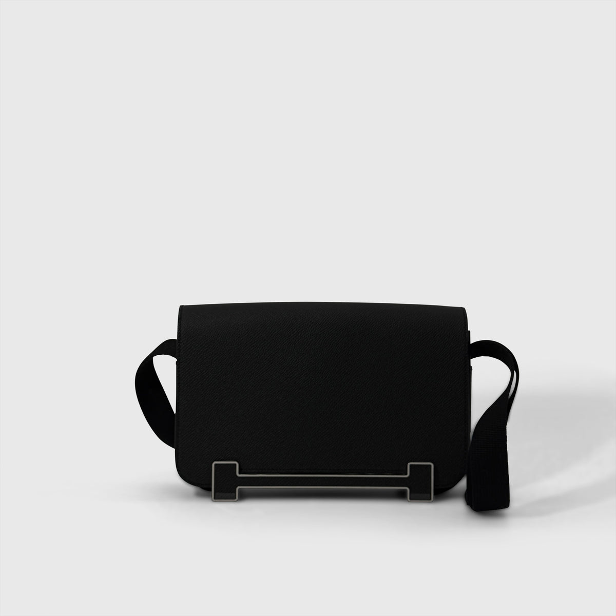 Hermès Geta Slim Epsom Black Palladium Hardware